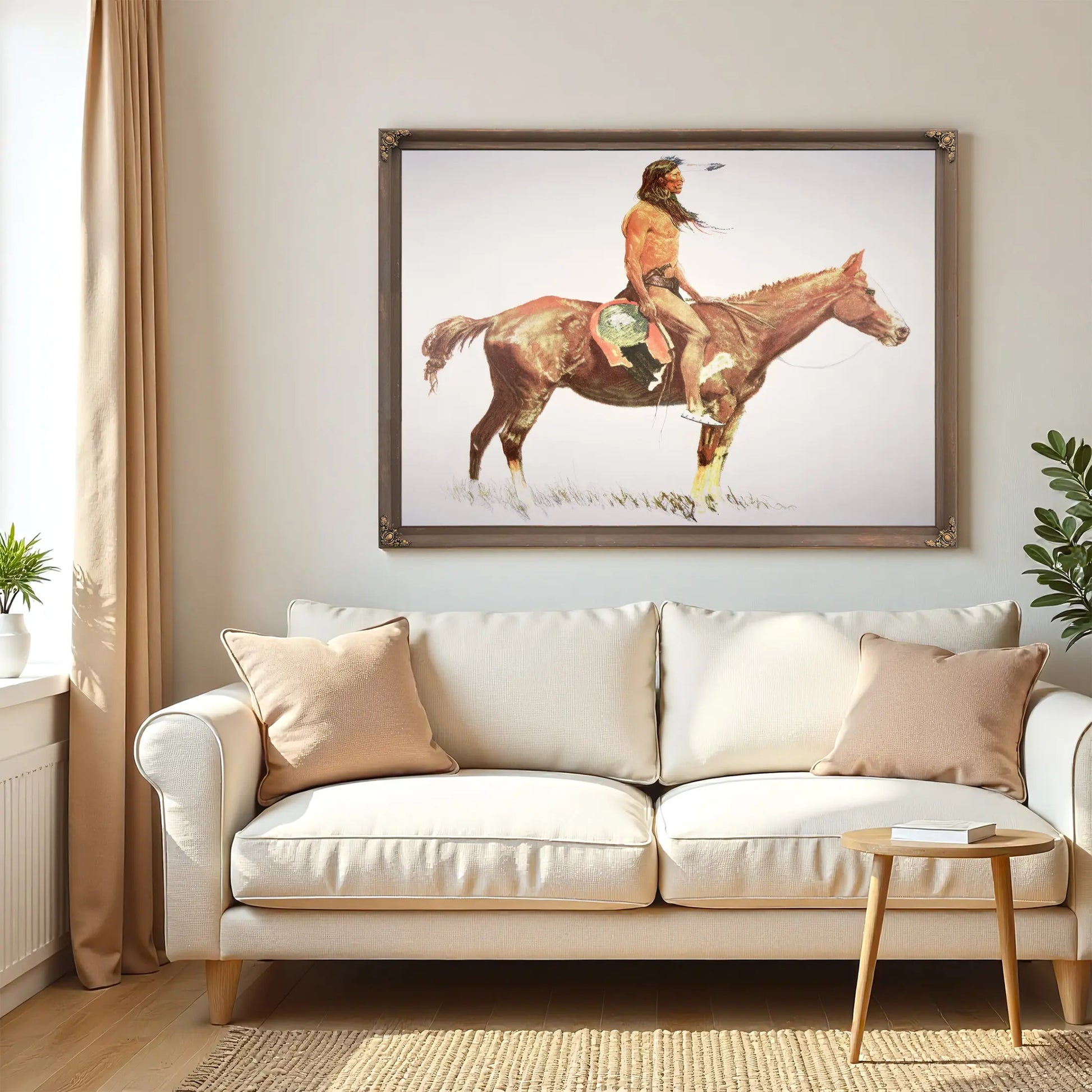A Cheyenne Brave by Frederic Remington
