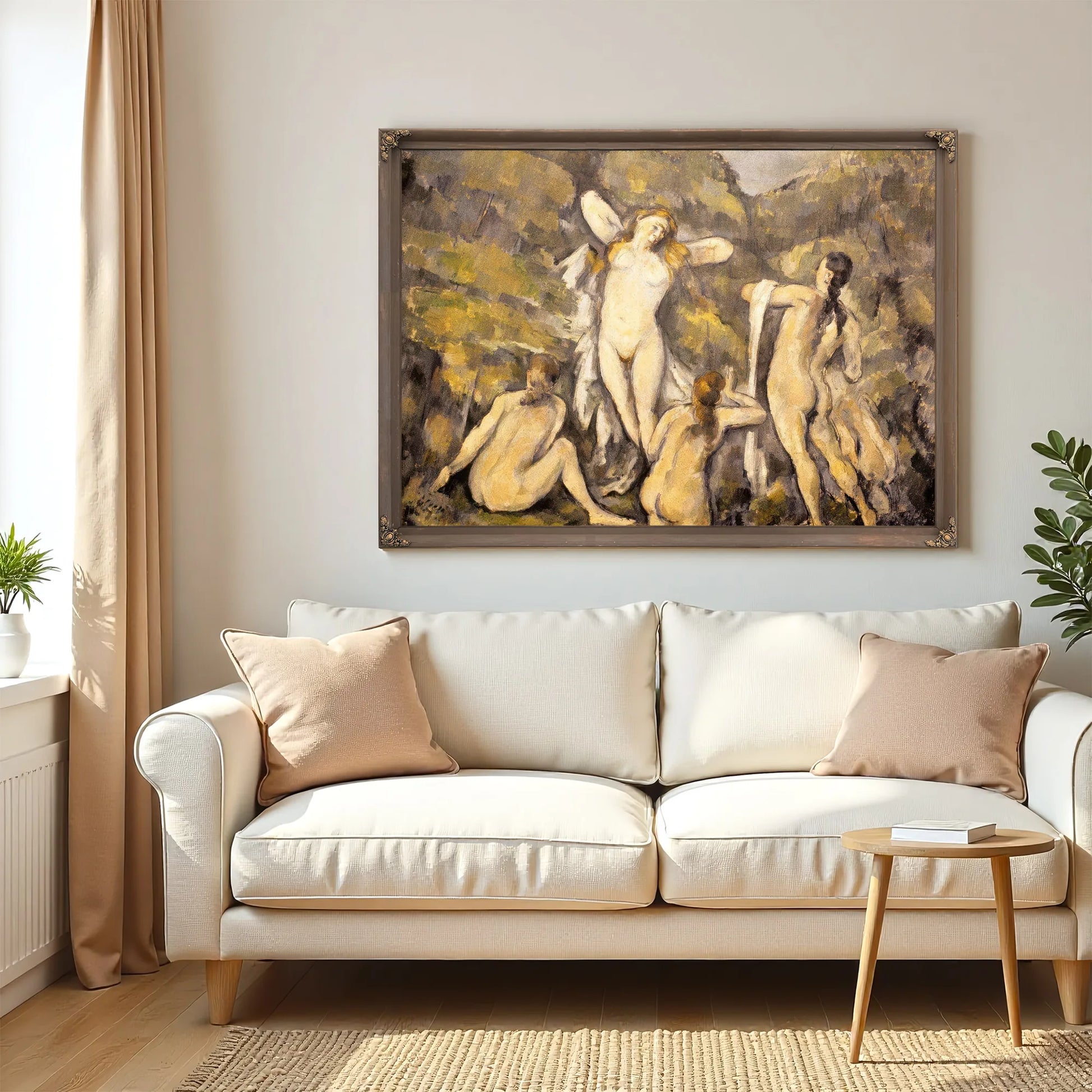 Bathers By Paul Cezanne Fine Art Print