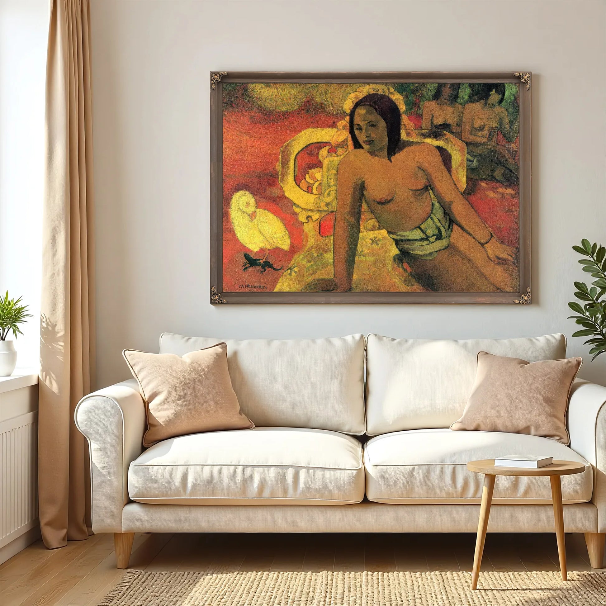 Reo Tahiti Vairaumati 1897 By Paul Gauguin Fine Art Print