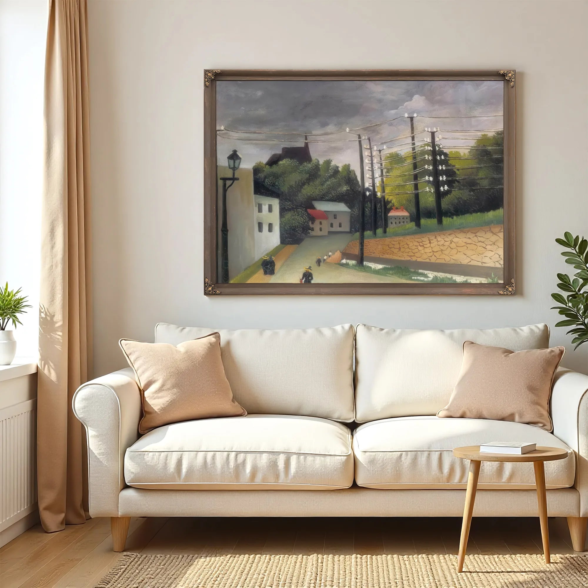 View Of Malakoff 1908 By Henri Rousseau Fine Art Print