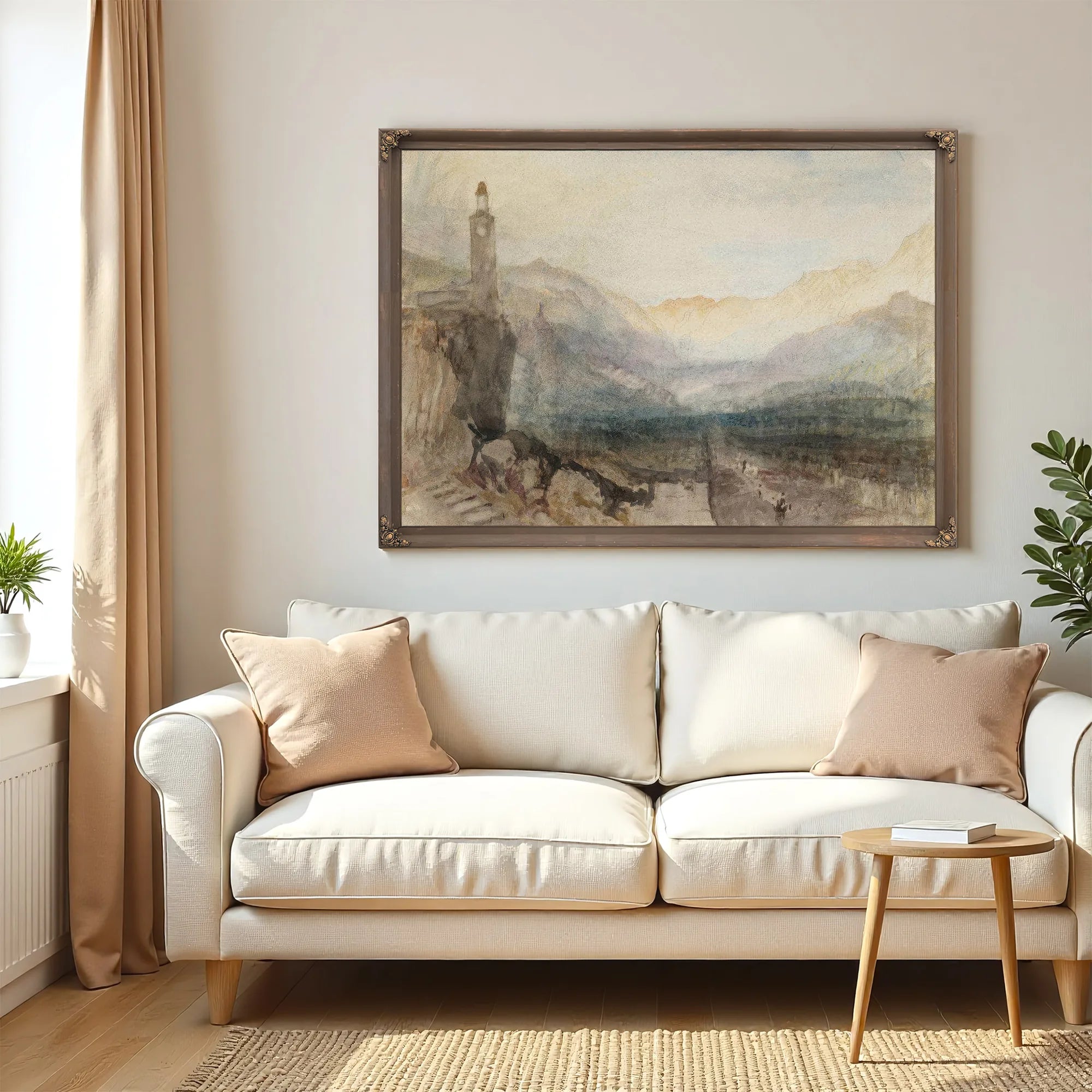 The Pass Of The Splugen Sample Study By Joseph Mallord William Turner Fine Art Print