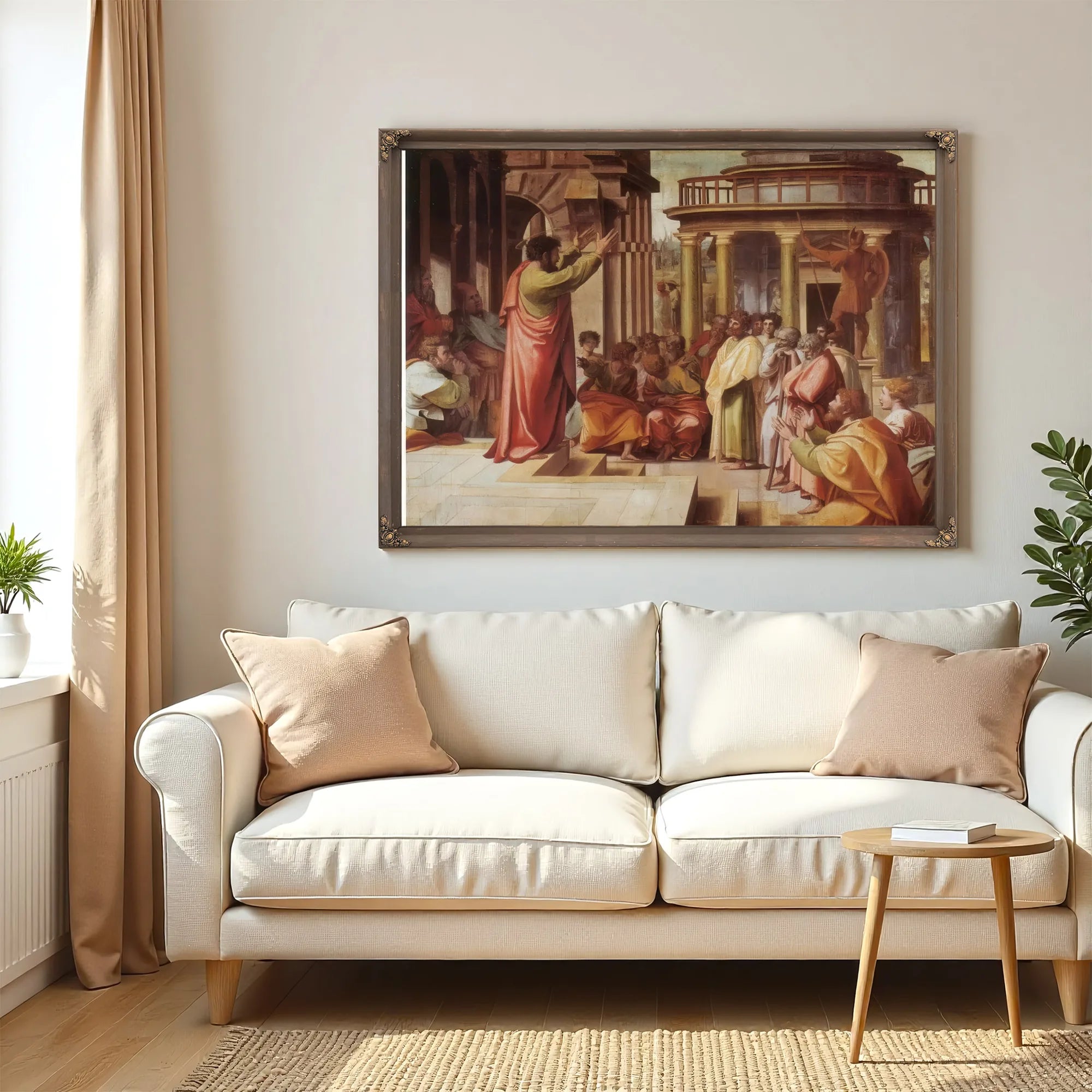 St Paul Preaching To The Athenians Fine Art Print