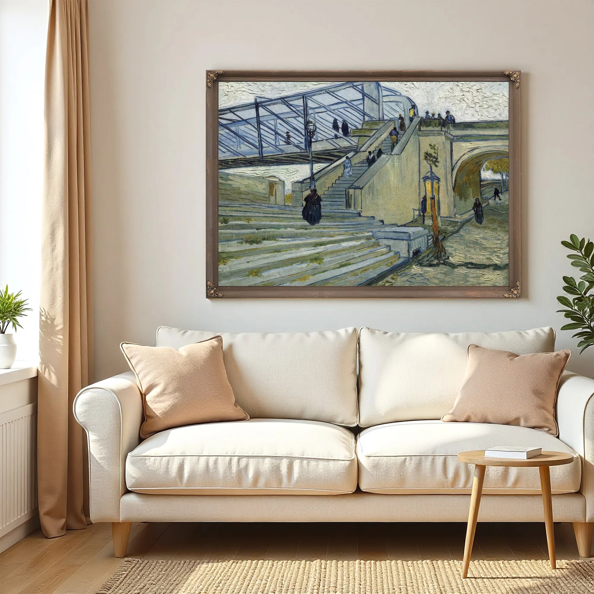 Le Pont De Trinquetaille By Vincent Van Gogh Fine Art Print