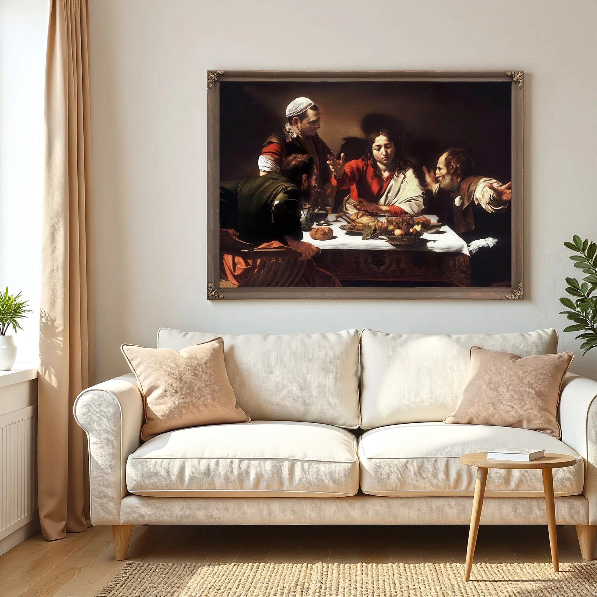 Supper At Emmaus 1602 By Caravaggio Fine Art Print