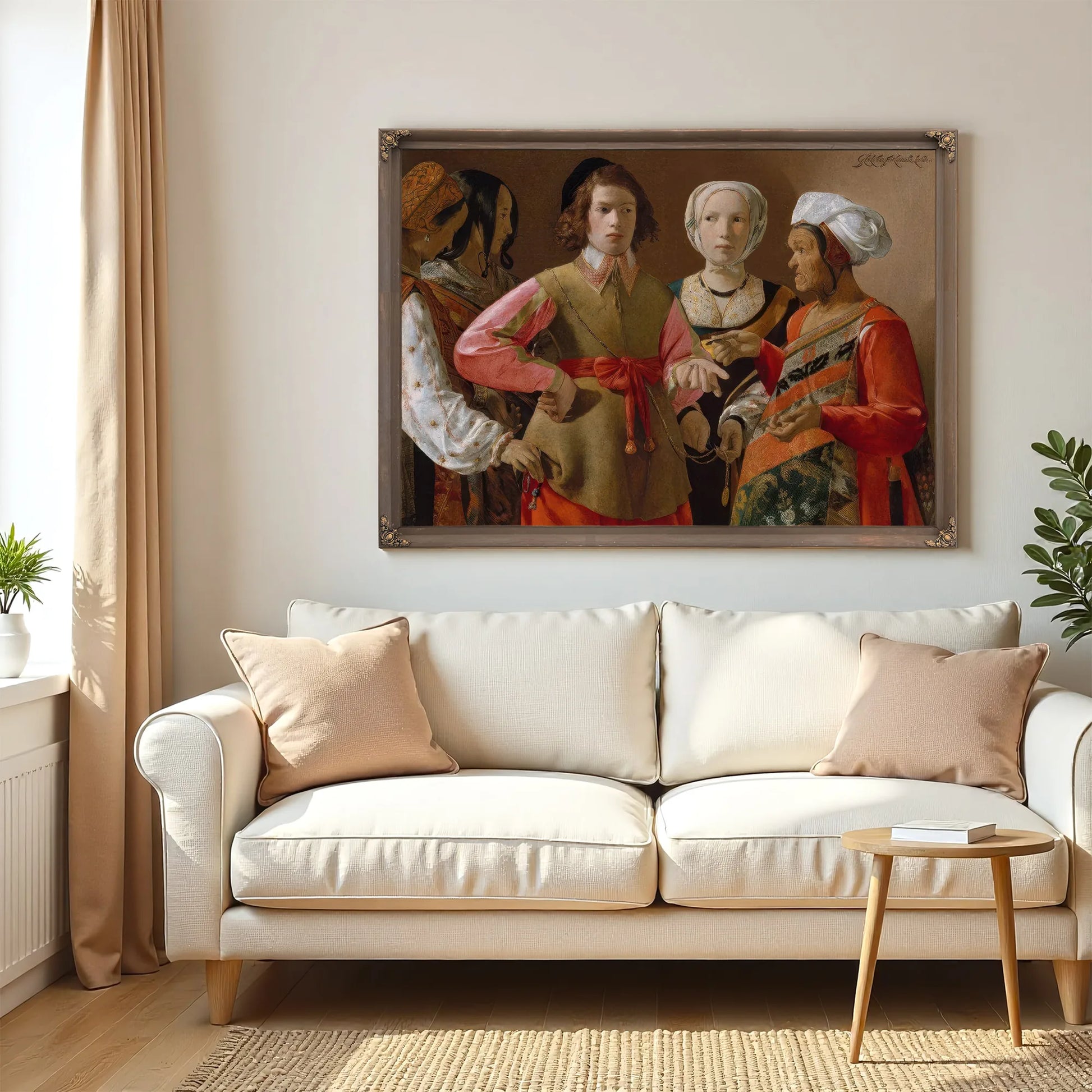 The Fortune Teller 1639 By Georges De La Tour Fine Art Print