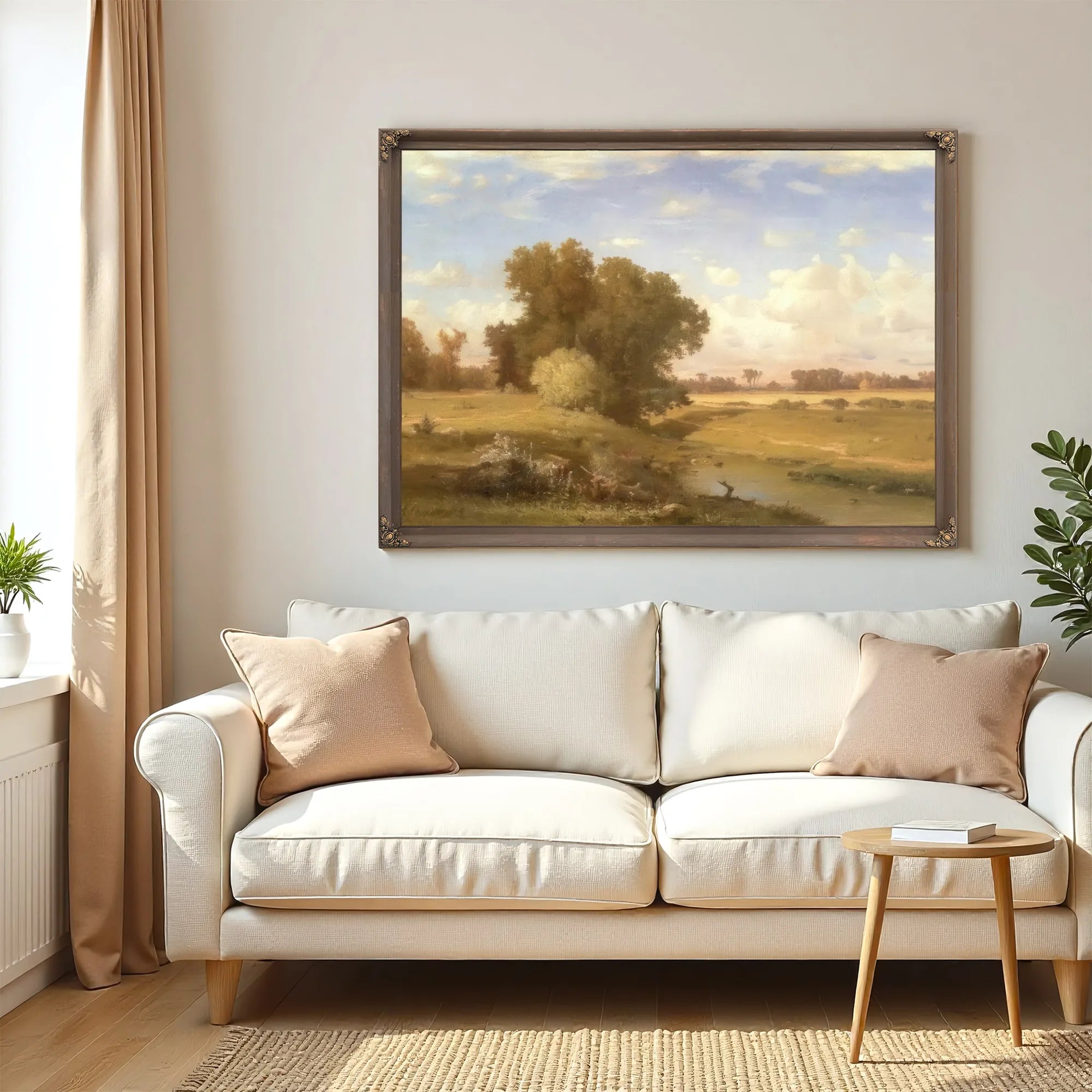 Hackensack Meadows Sunset By George Inness Fine Art Print