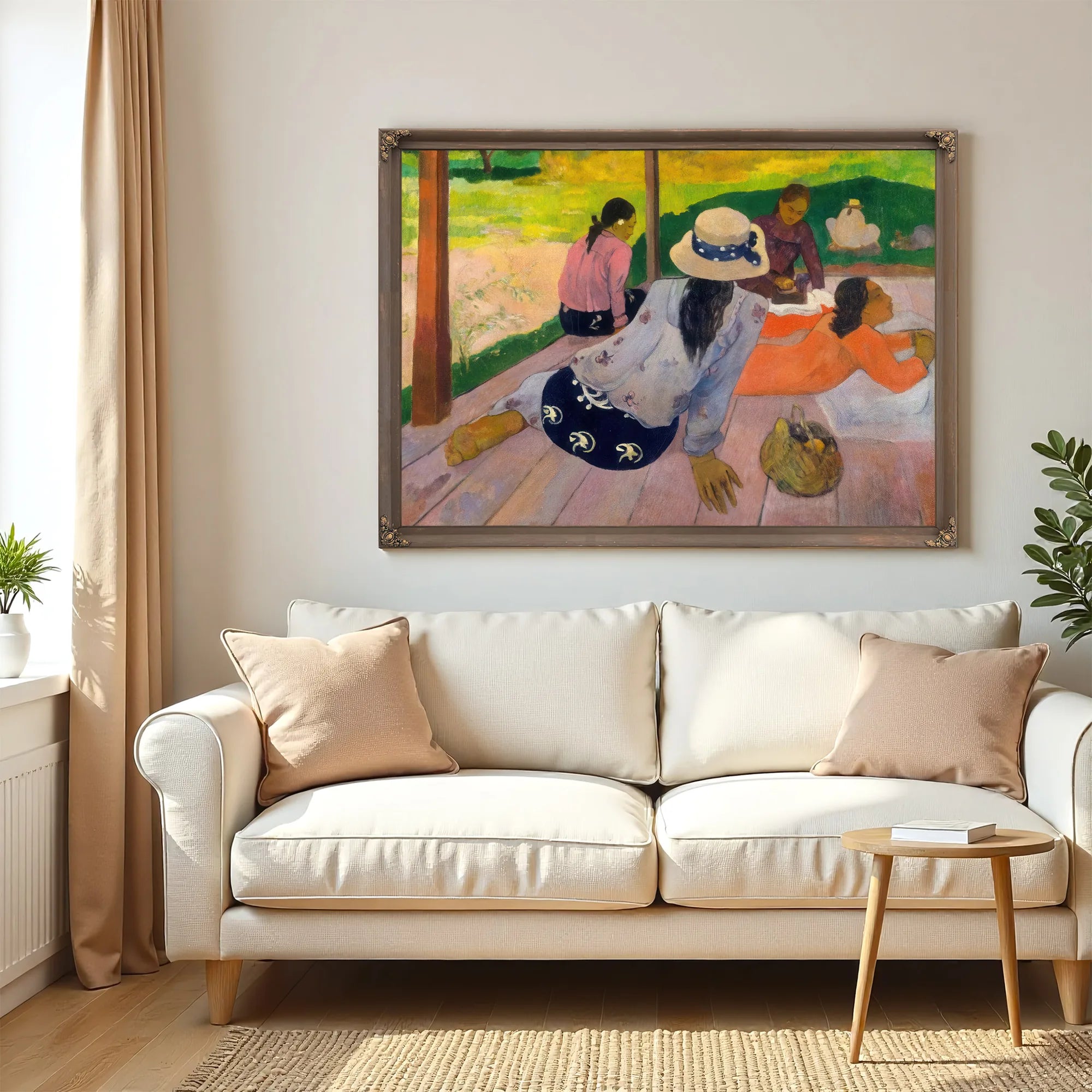 The Siesta 1894 By Paul Gauguin Fine Art Print