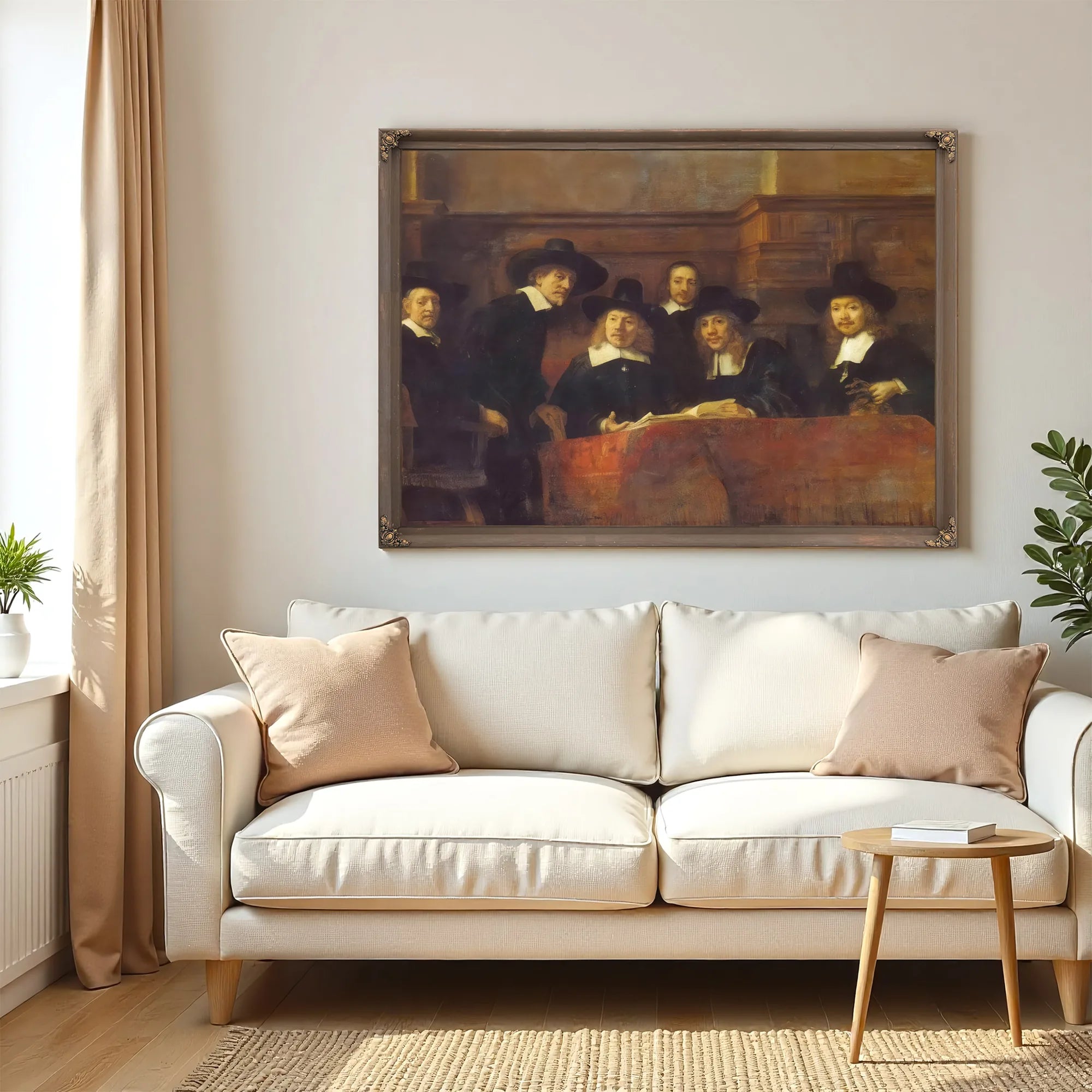 The Syndics Of The Cothmake's Guild, 1662 By Rembrandt Fine Art Print
