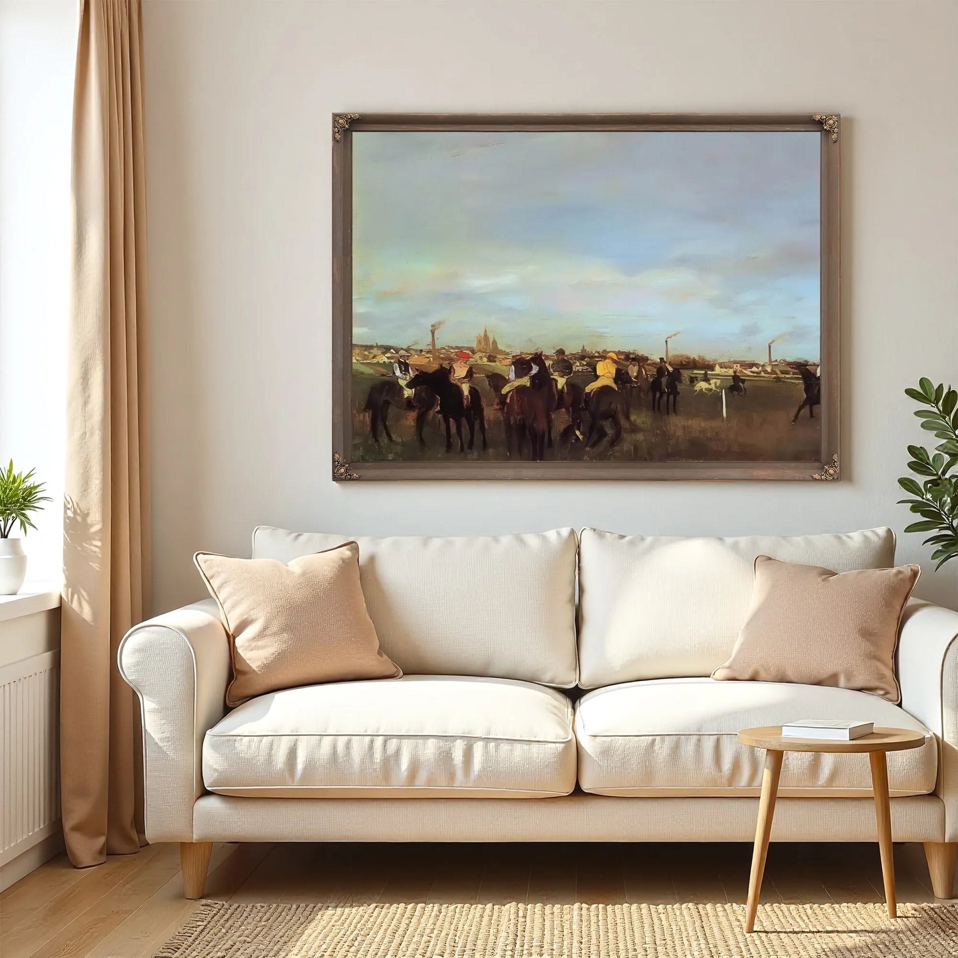 The Races Before The Stsrt By Edgar Degas Fine Art Print