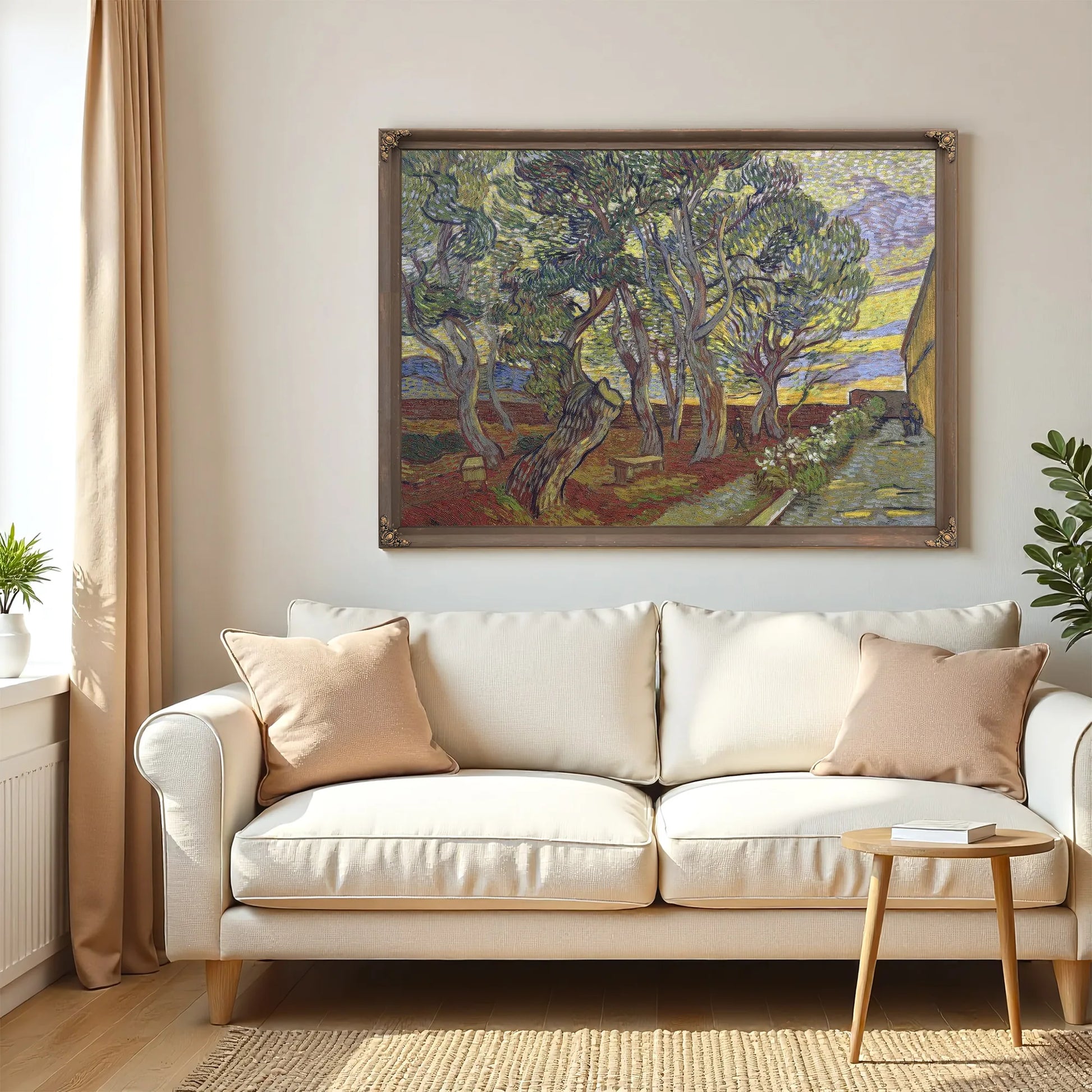 The Garden Of Saint Paul's Hospital 2 By Vincent Van Gogh Fine Art Print