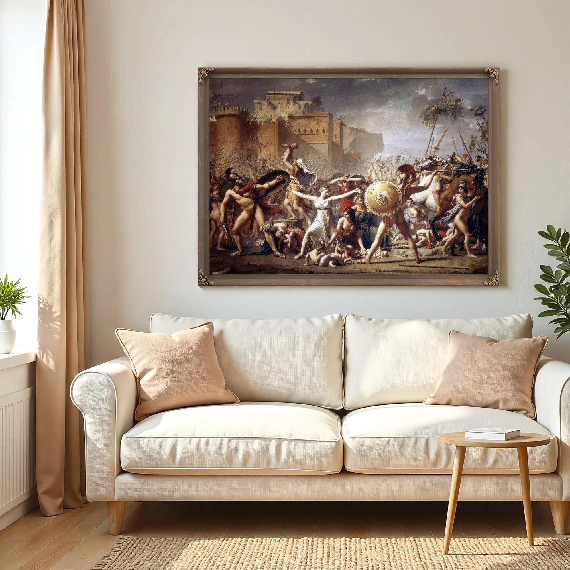 The Intervention Of The Sabine Women 1795 By Jacques Louis David Fine Art Print
