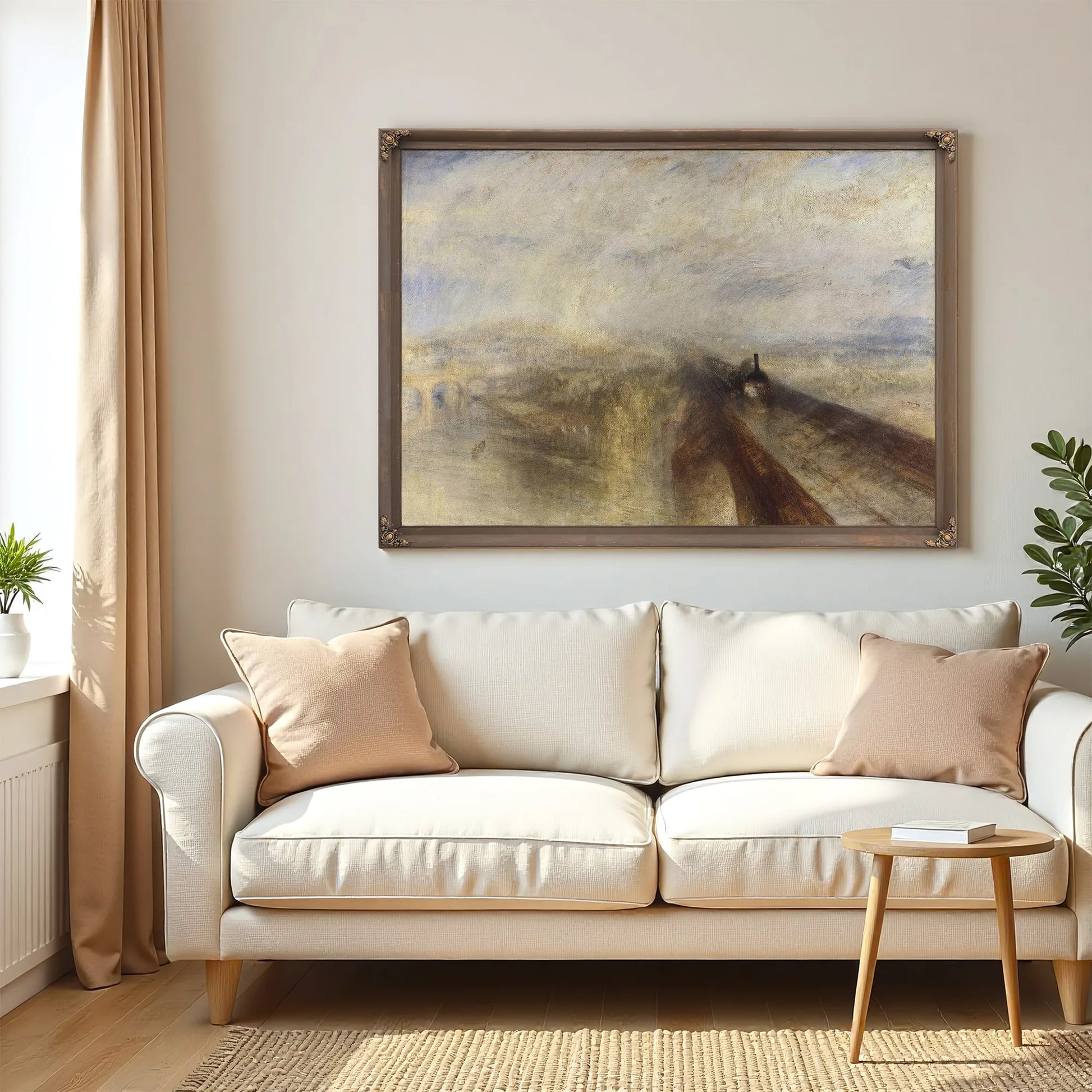 Rain Steam And Speed The Great Western Railway By Joseph Mallord William Turner Fine Art Print