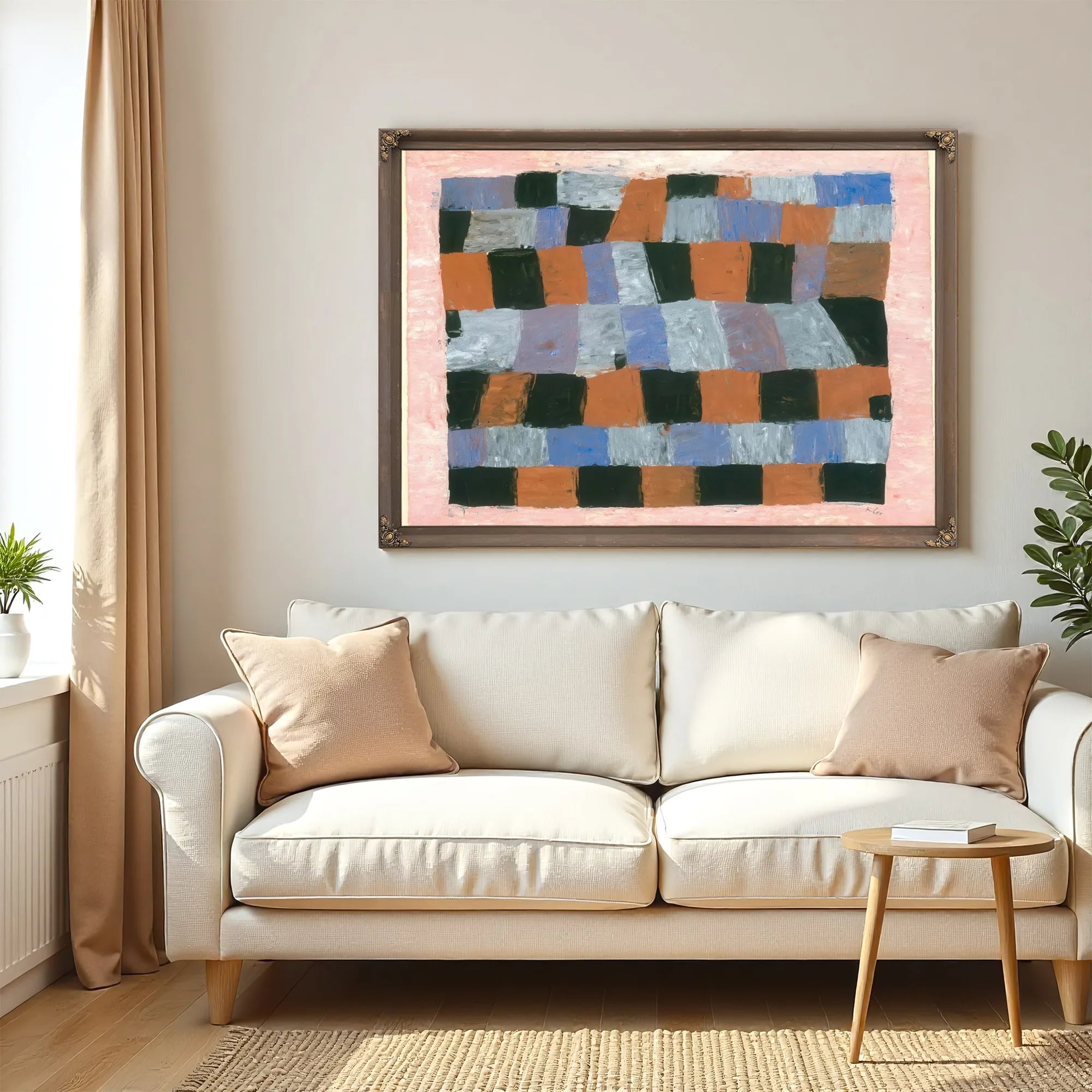 Rhyhmical Severer And Freer 1930 O 9( 59) By Paul Klee Fine Art Print