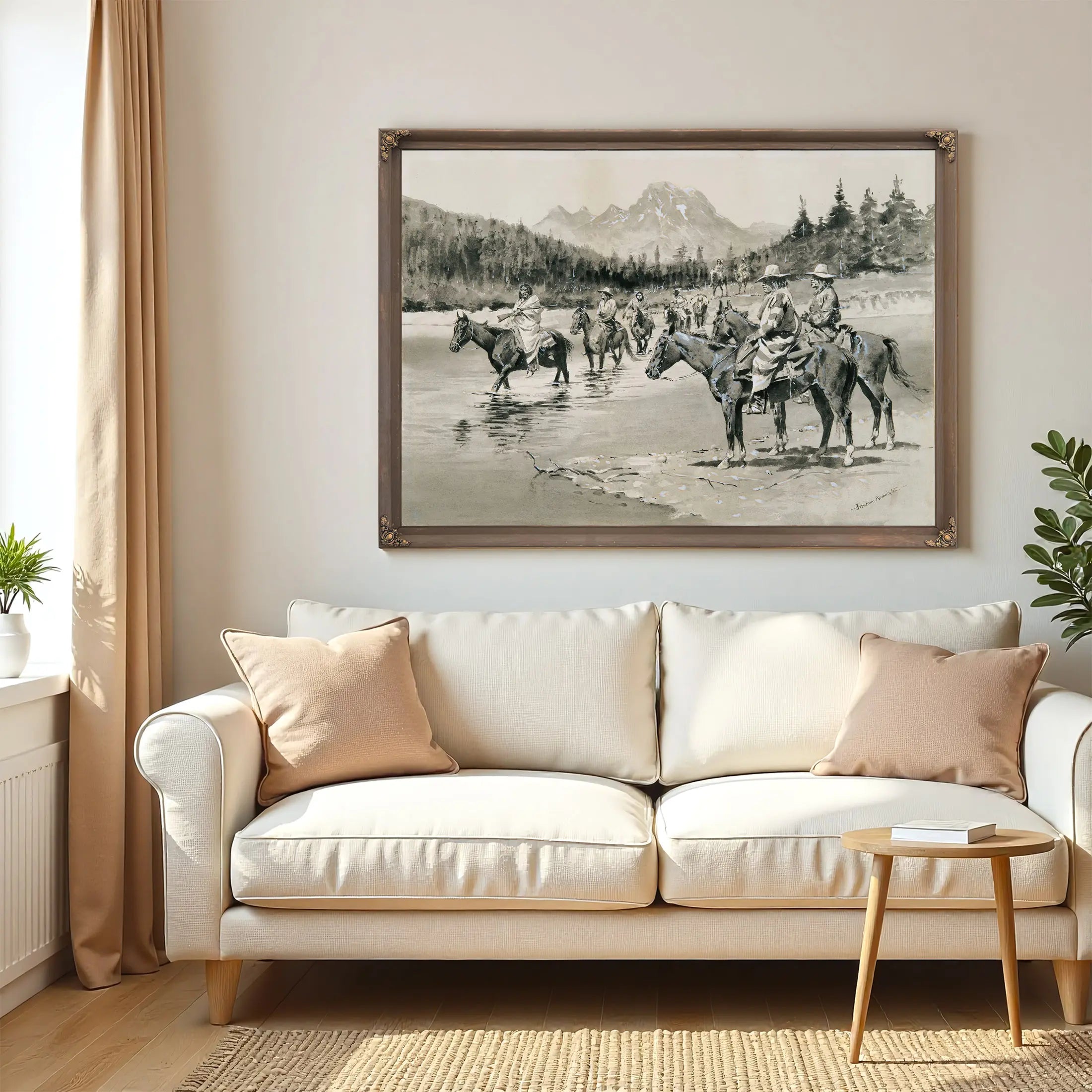 Recent Uprising Among The Bannock Indians A Hunting Party by Frederic Remington