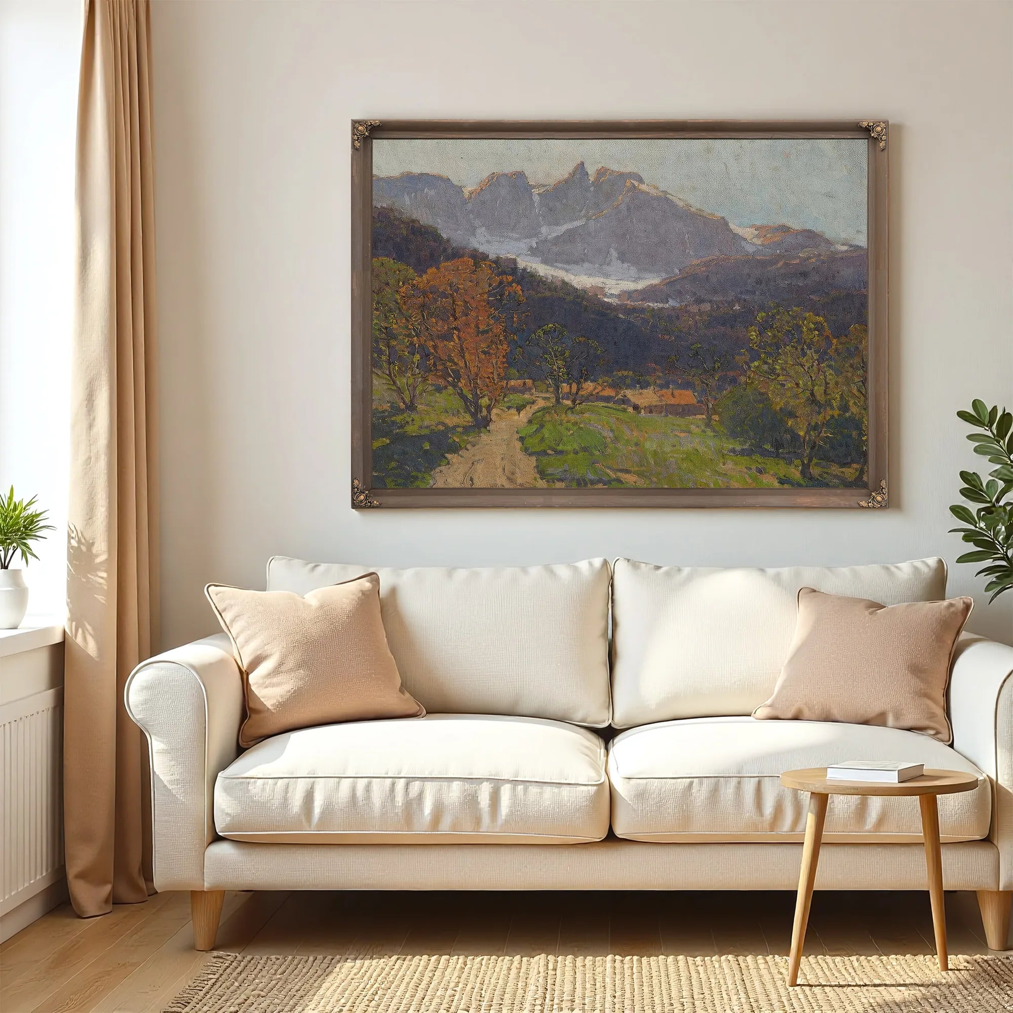 A Road To Alpine Homes By Edgar Payne Fine Art Print