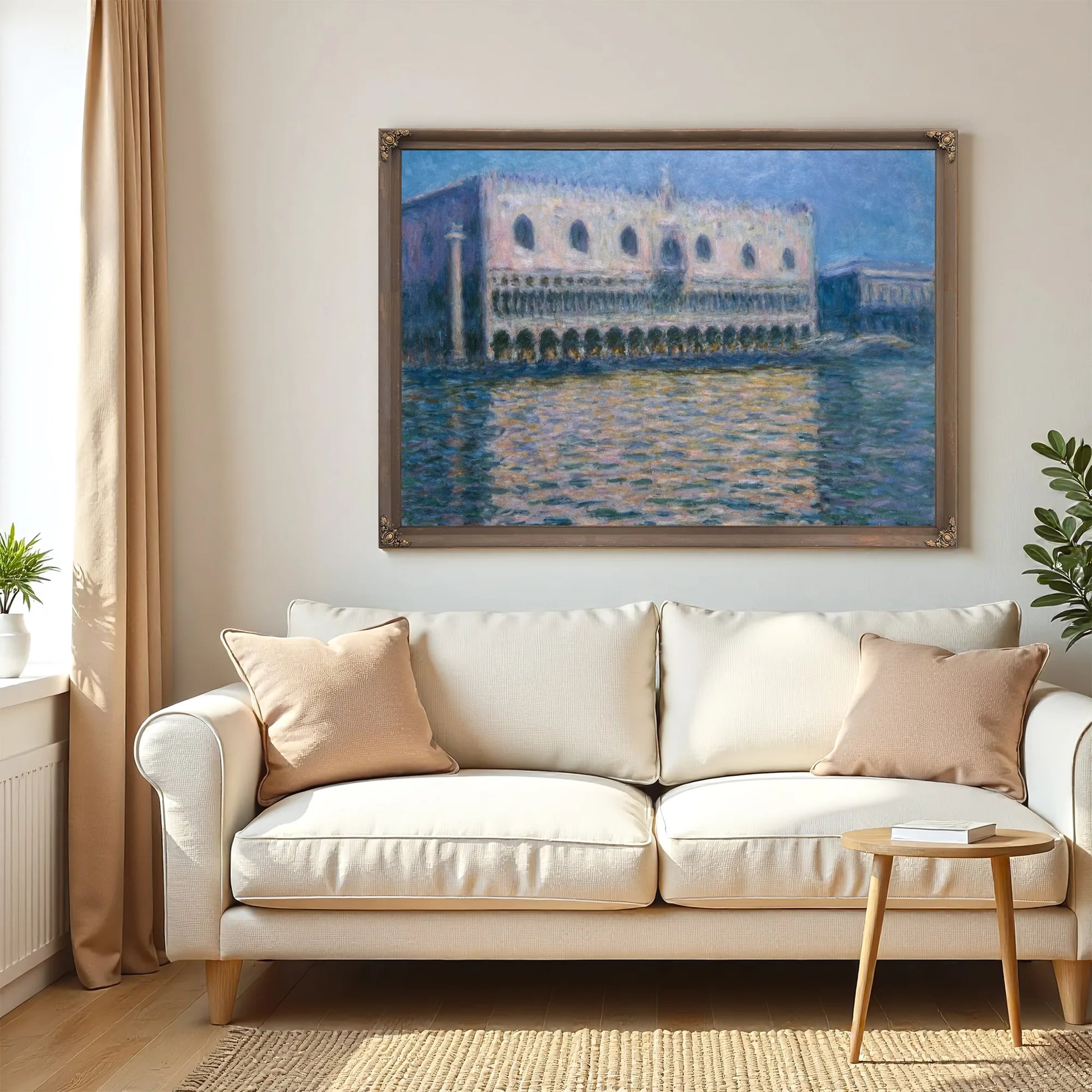 The Doge's Palace In Venice By Claude Monet Fine Art Print