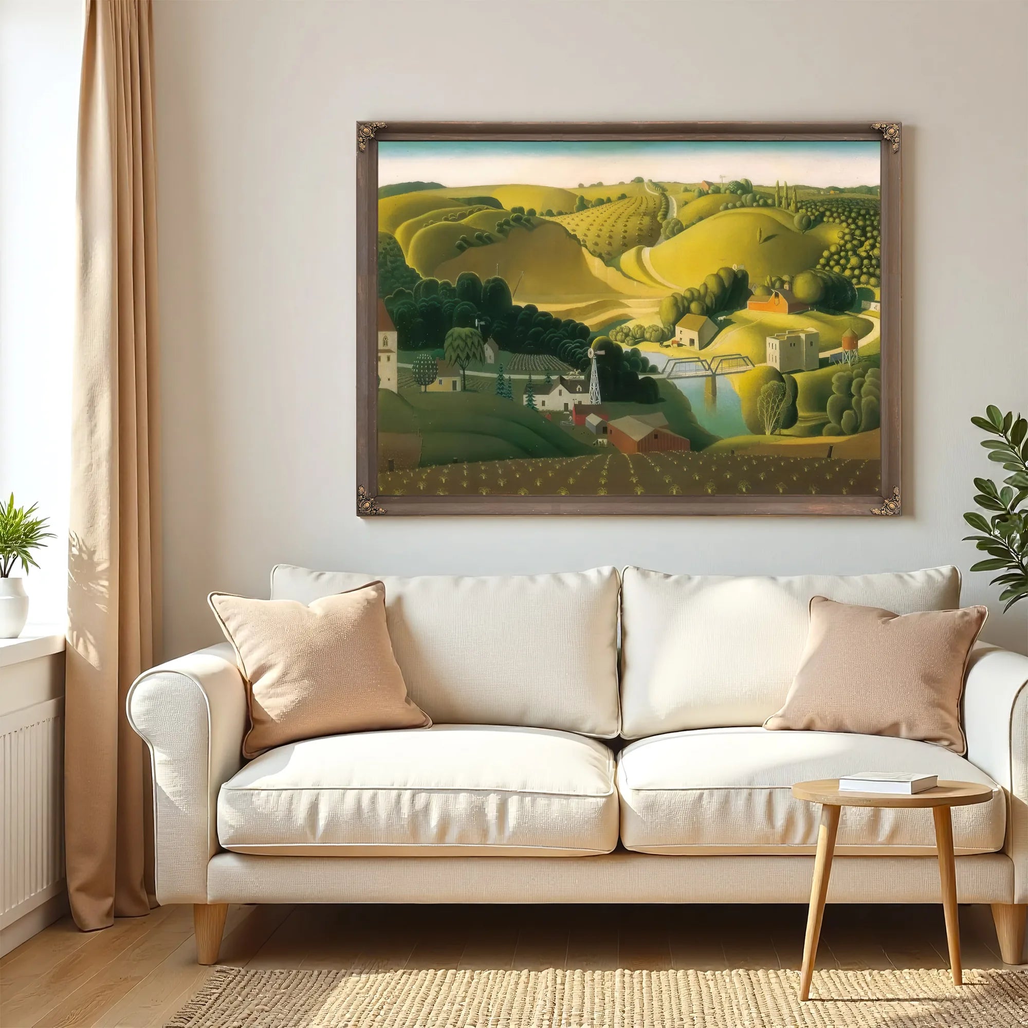 Stone City By Grant Wood Fine Art Print