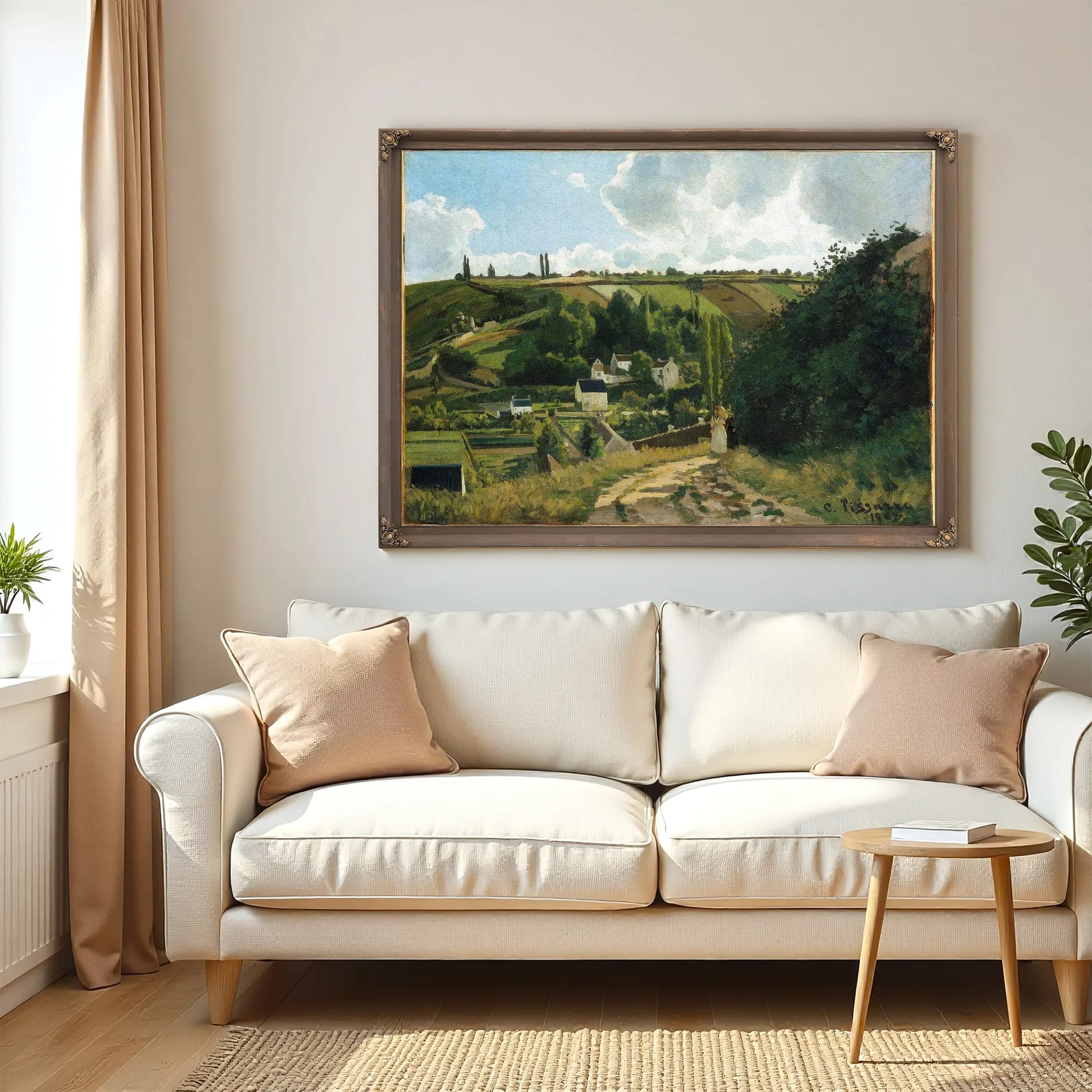 Pissaro Montmarte Day By Camille Pissarro Fine Art Print