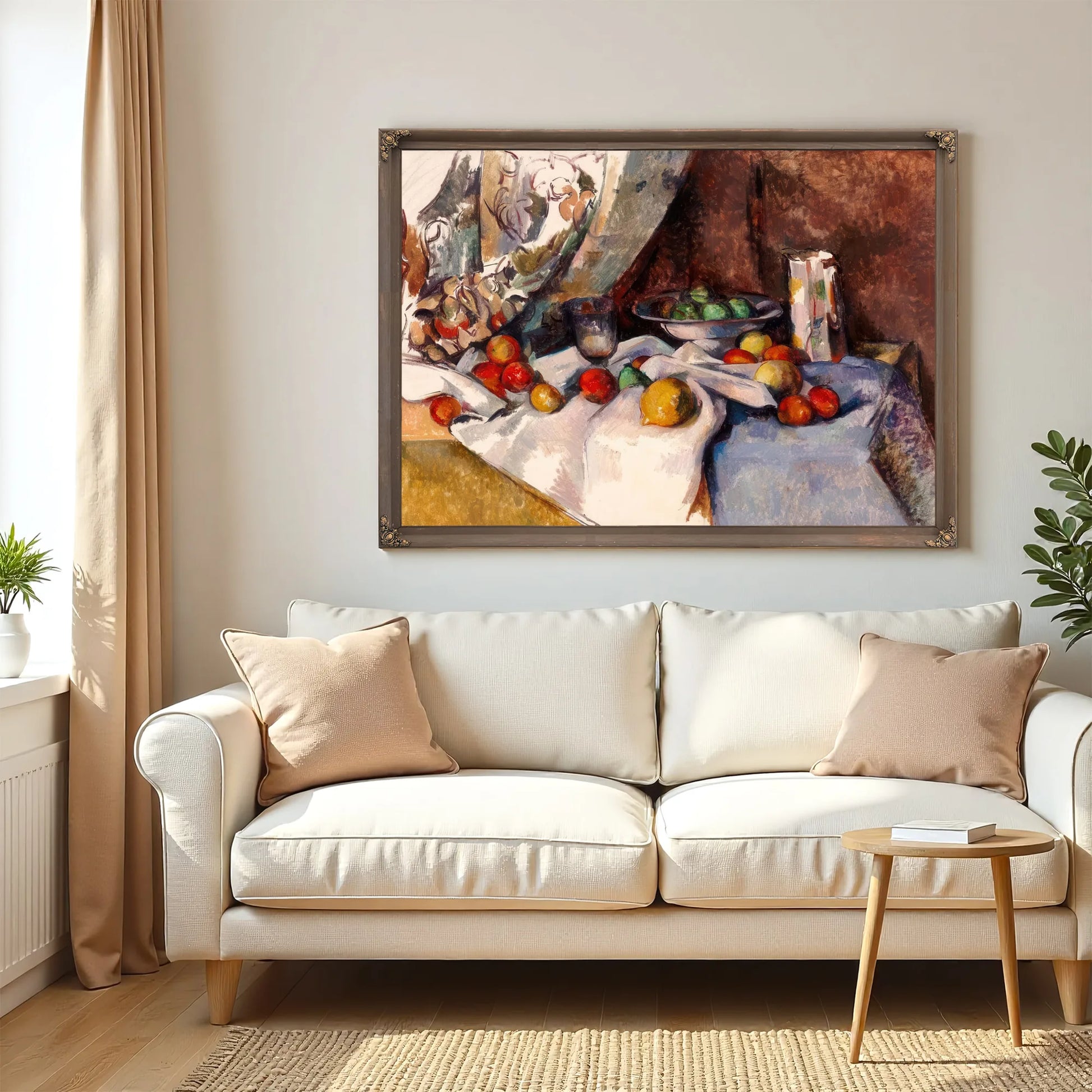 Still Life With Apples By Paul Cezanne Fine Art Print
