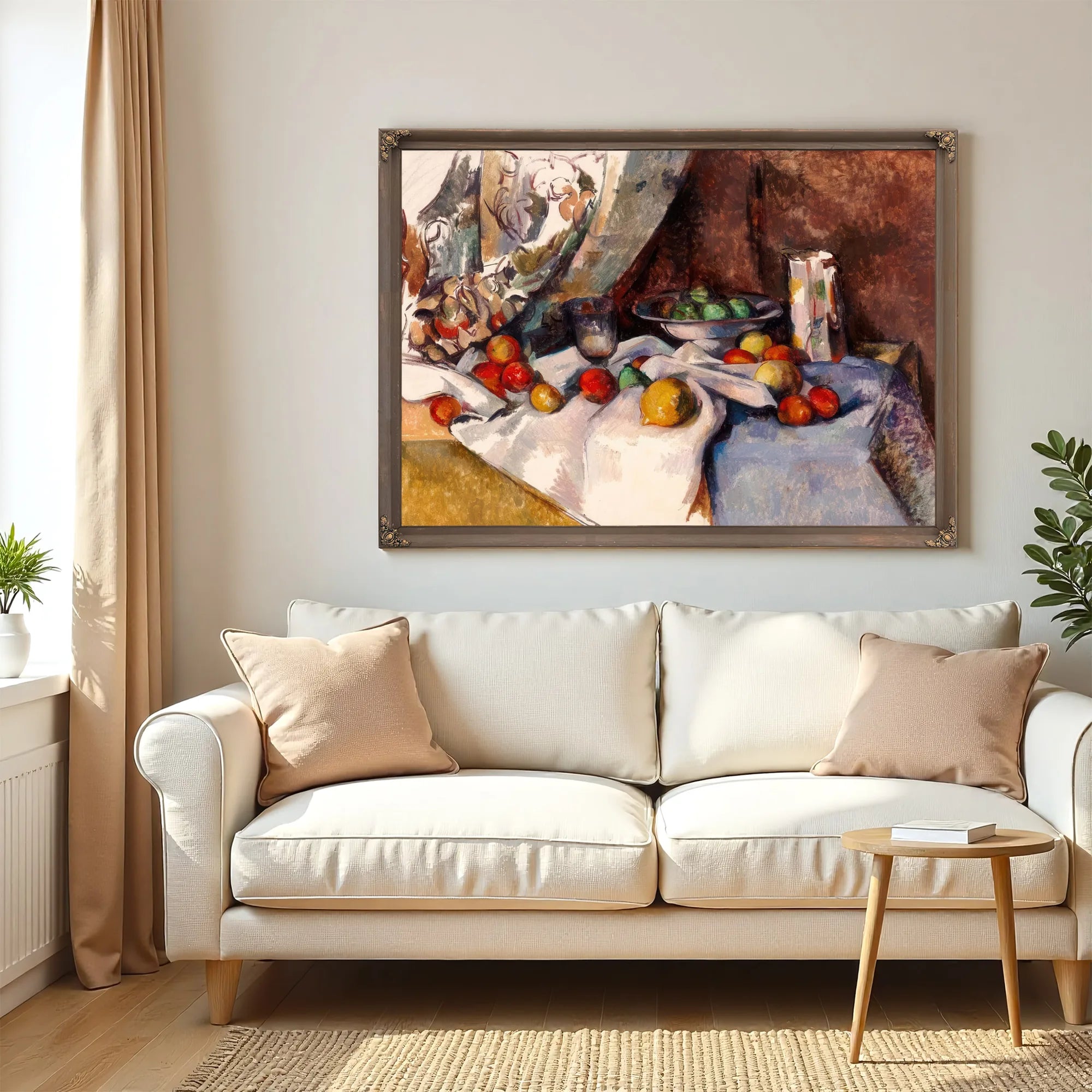 Still Life With Apples By Paul Cezanne Fine Art Print