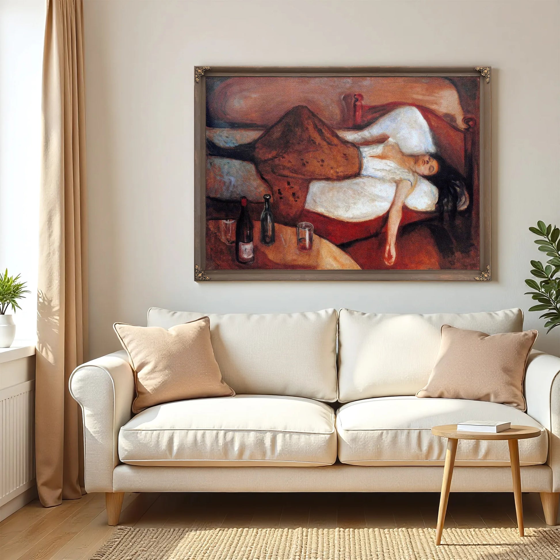 The Day After 1895 By Edvard Munch Fine Art Print