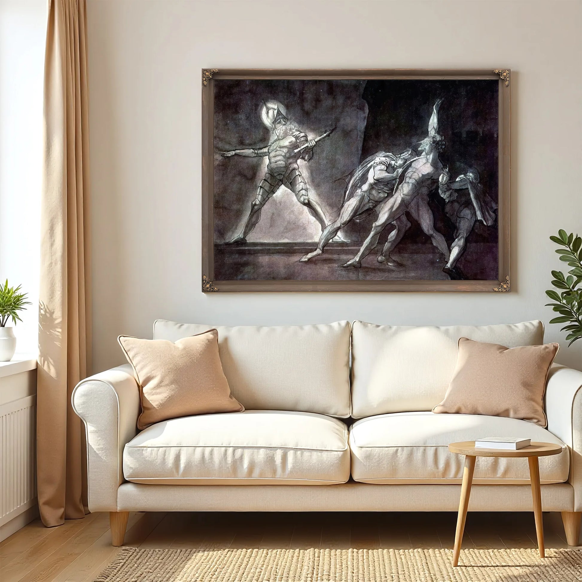 Hamlet And His Father's Ghost By Henry Fuseli Fine Art Print