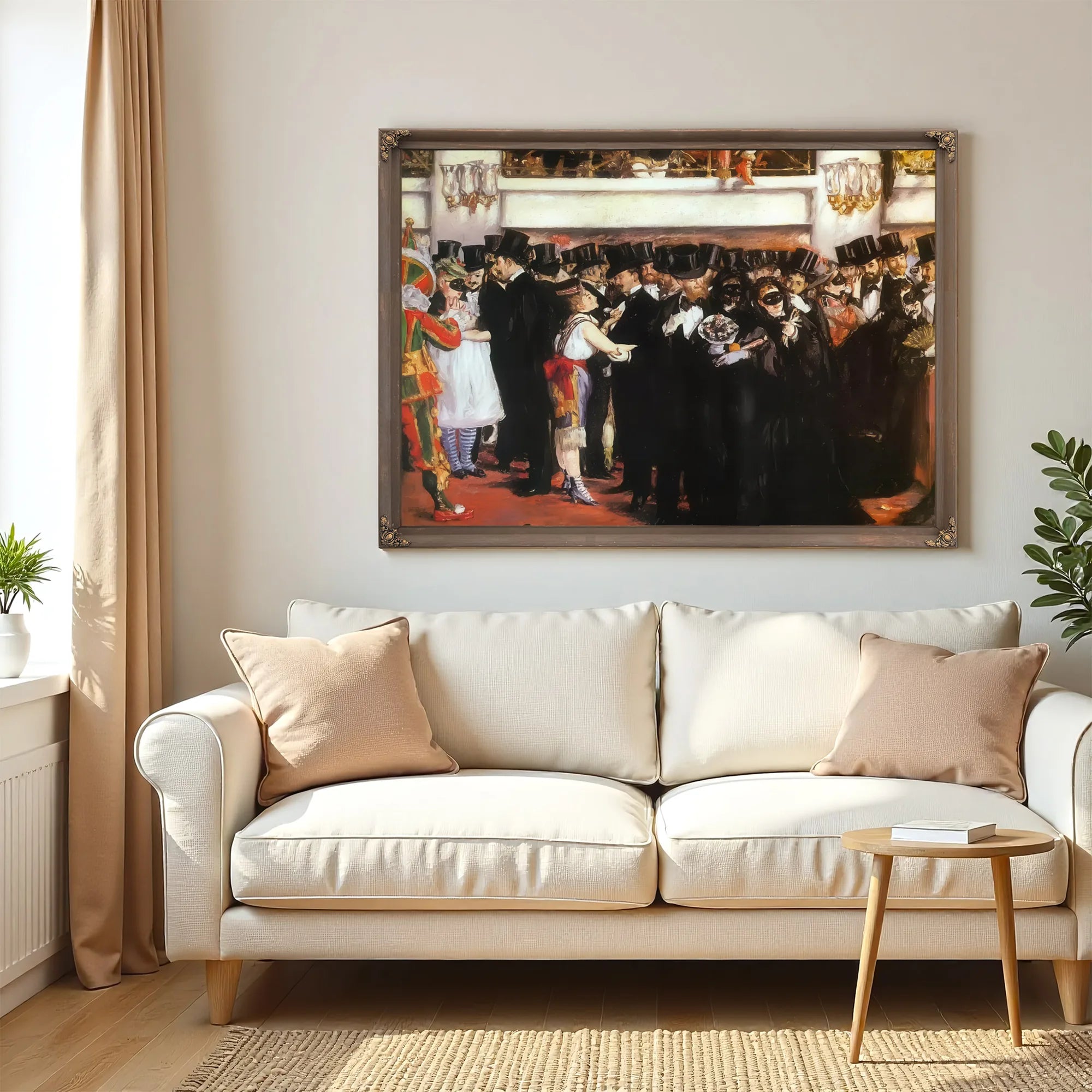 The Masked Ball At The Opera By Edouard Manet Fine Art Print