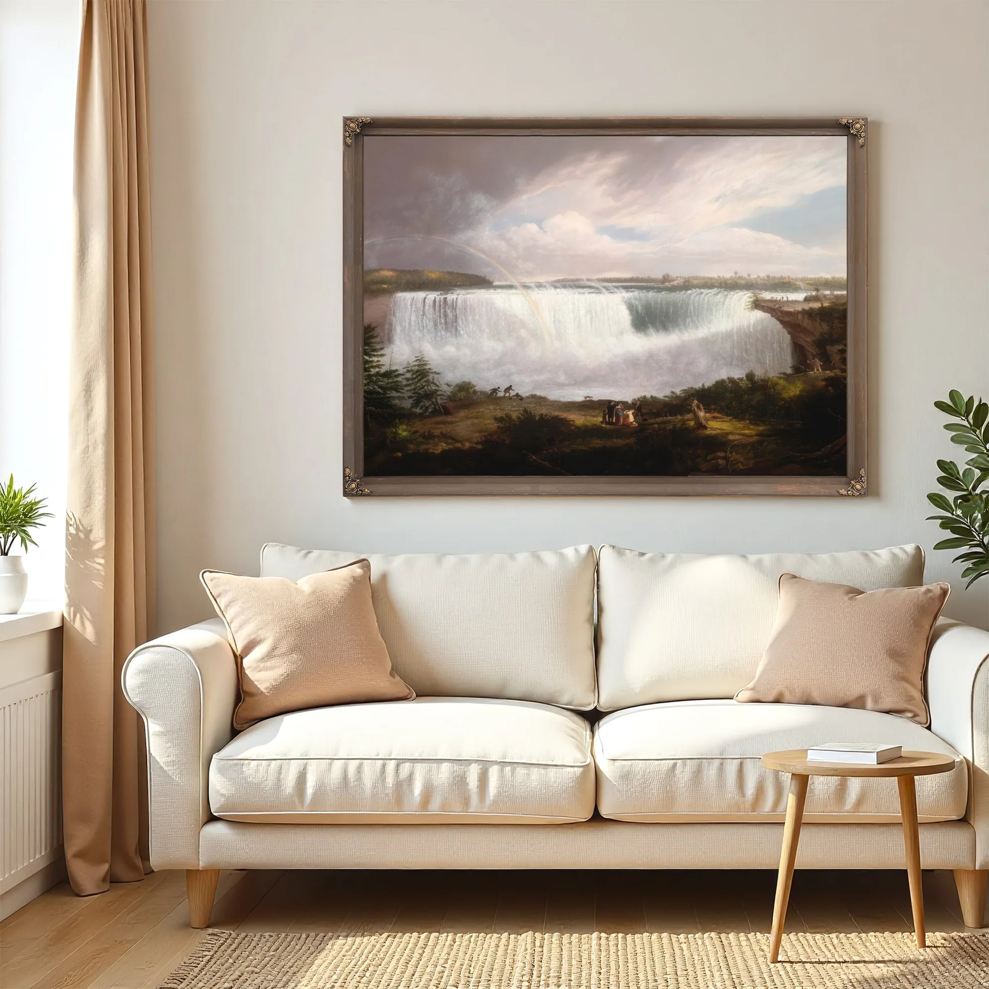 The Great Horseshoe Fall, Niagara By Alvan Fisher Fine Art Print