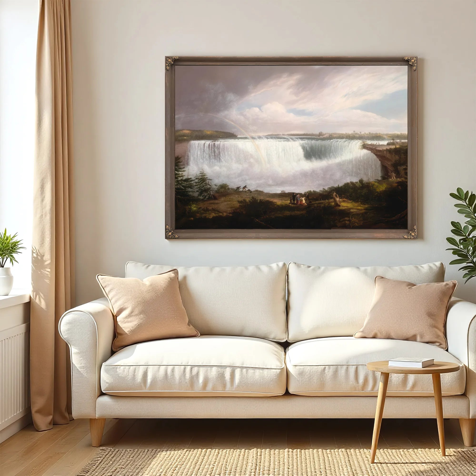 The Great Horseshoe Fall, Niagara By Alvan Fisher Fine Art Print