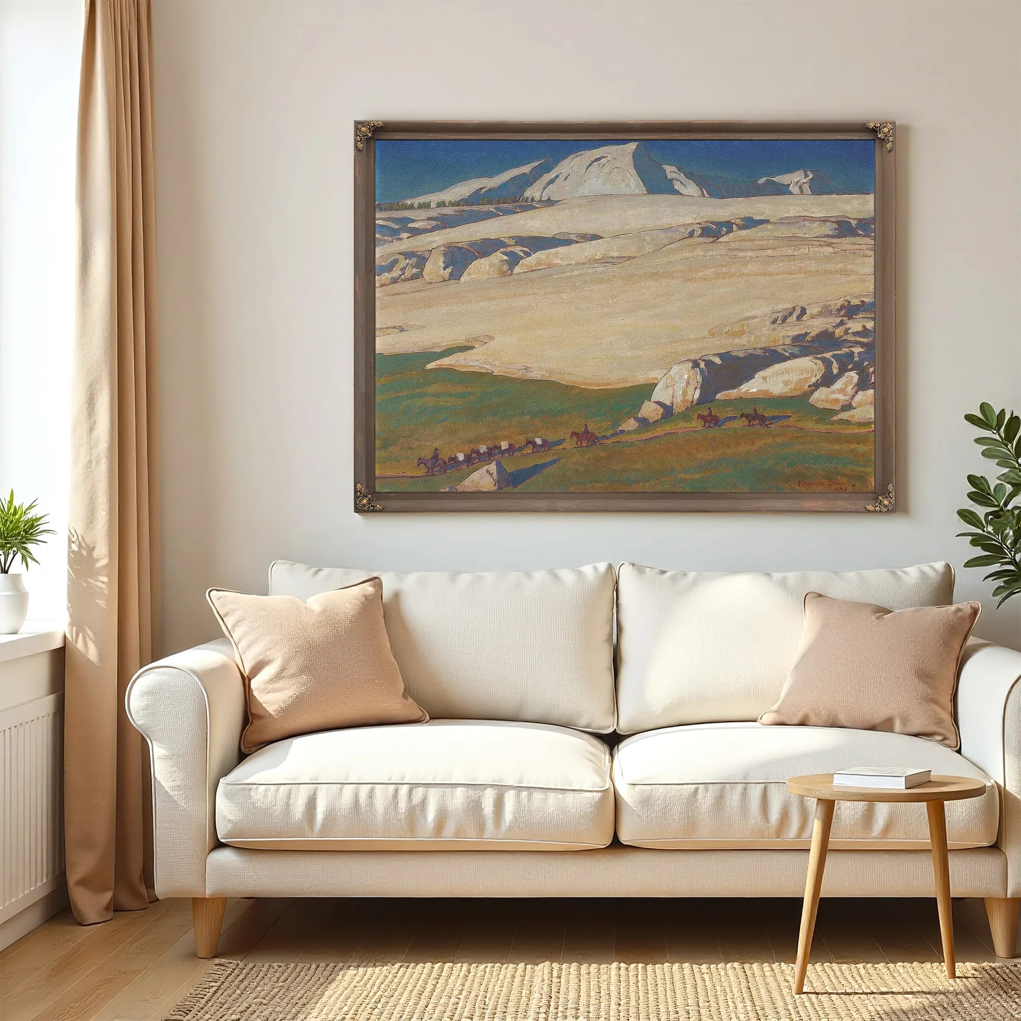 Moraine And Meadow Sierra Nevada Inyo County California 1924 By Maynard Dixon Fine Art Print