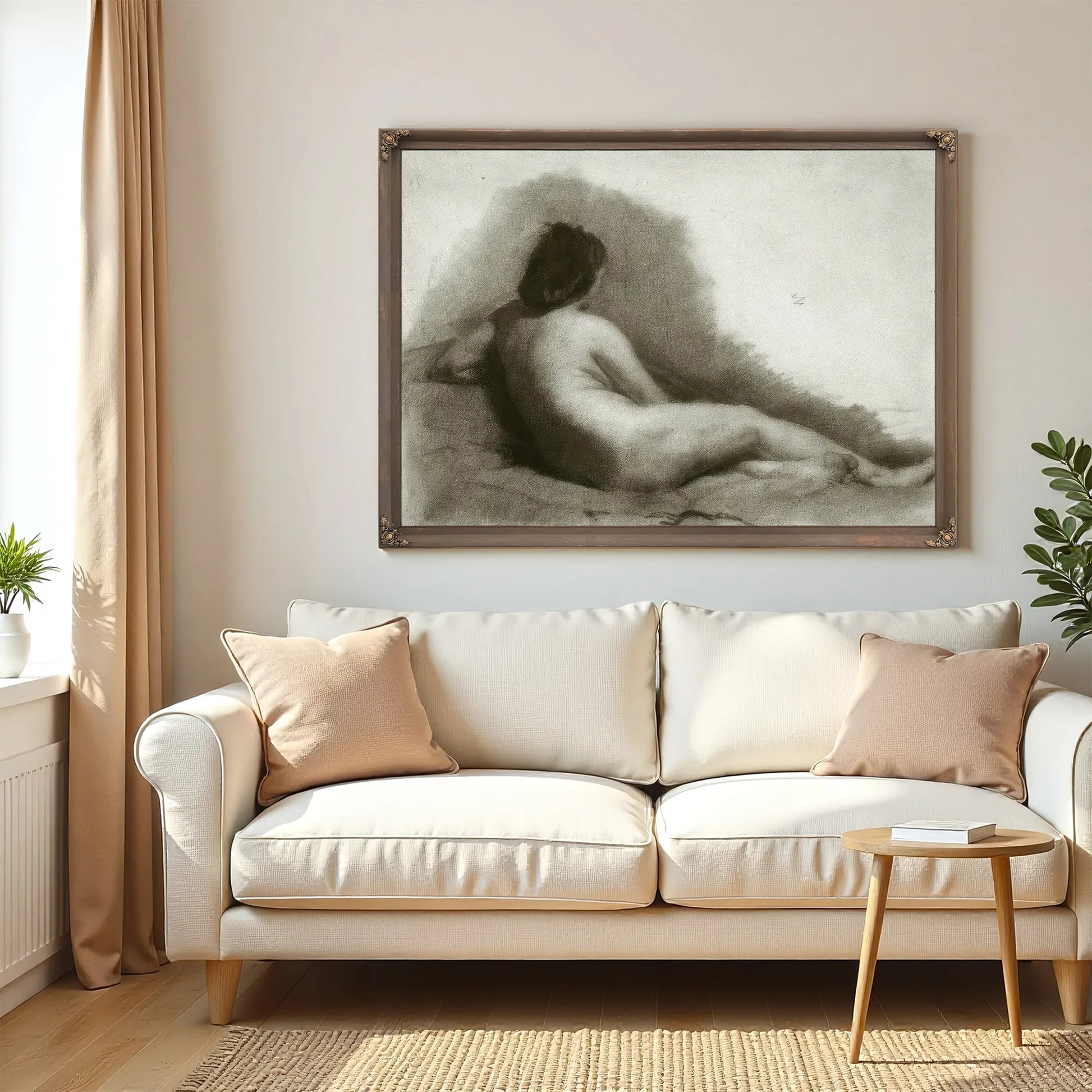 Study Of A Reclining Nude Woman By Thomas Eakins Fine Art Print