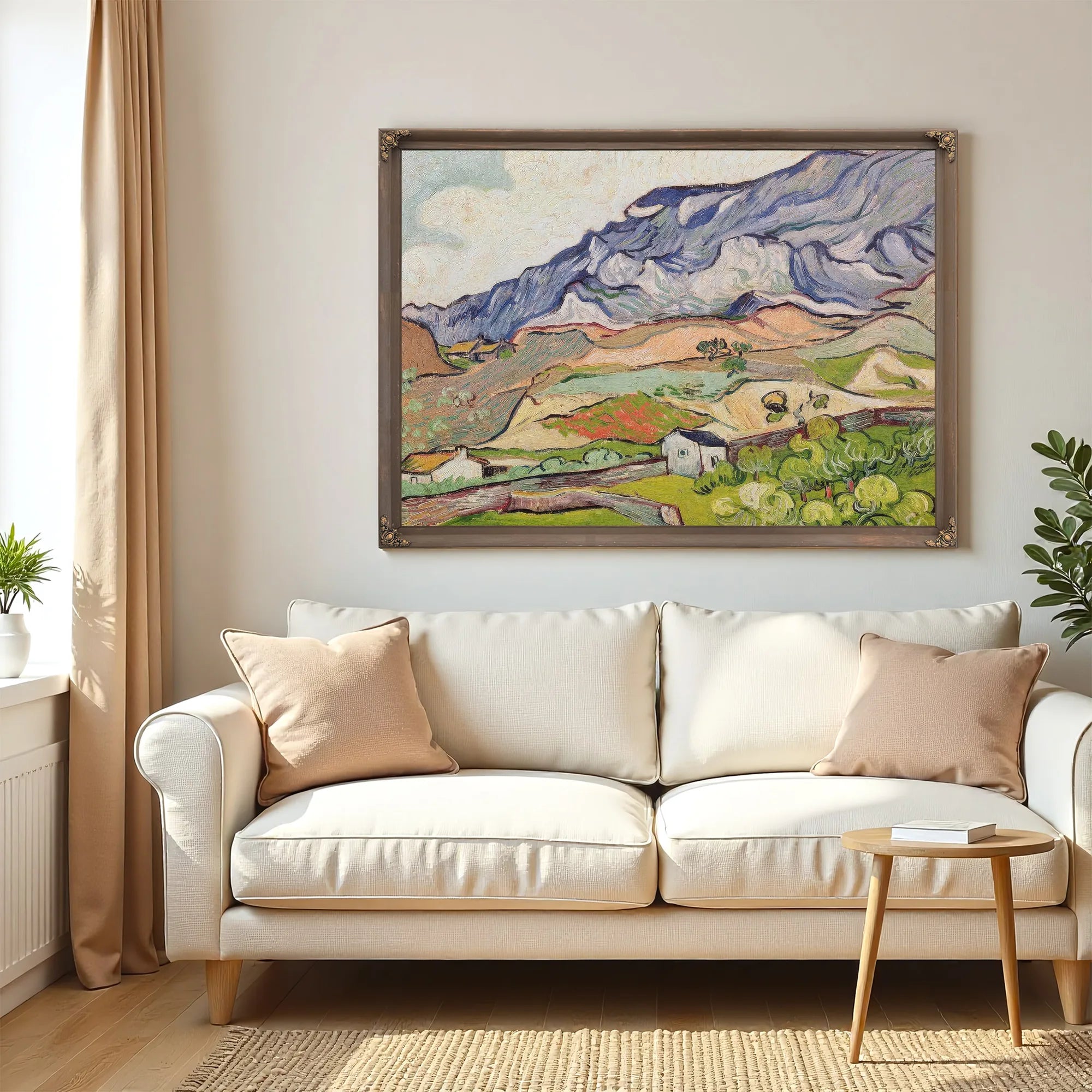 The Alpilles By Vincent Van Gogh Fine Art Print