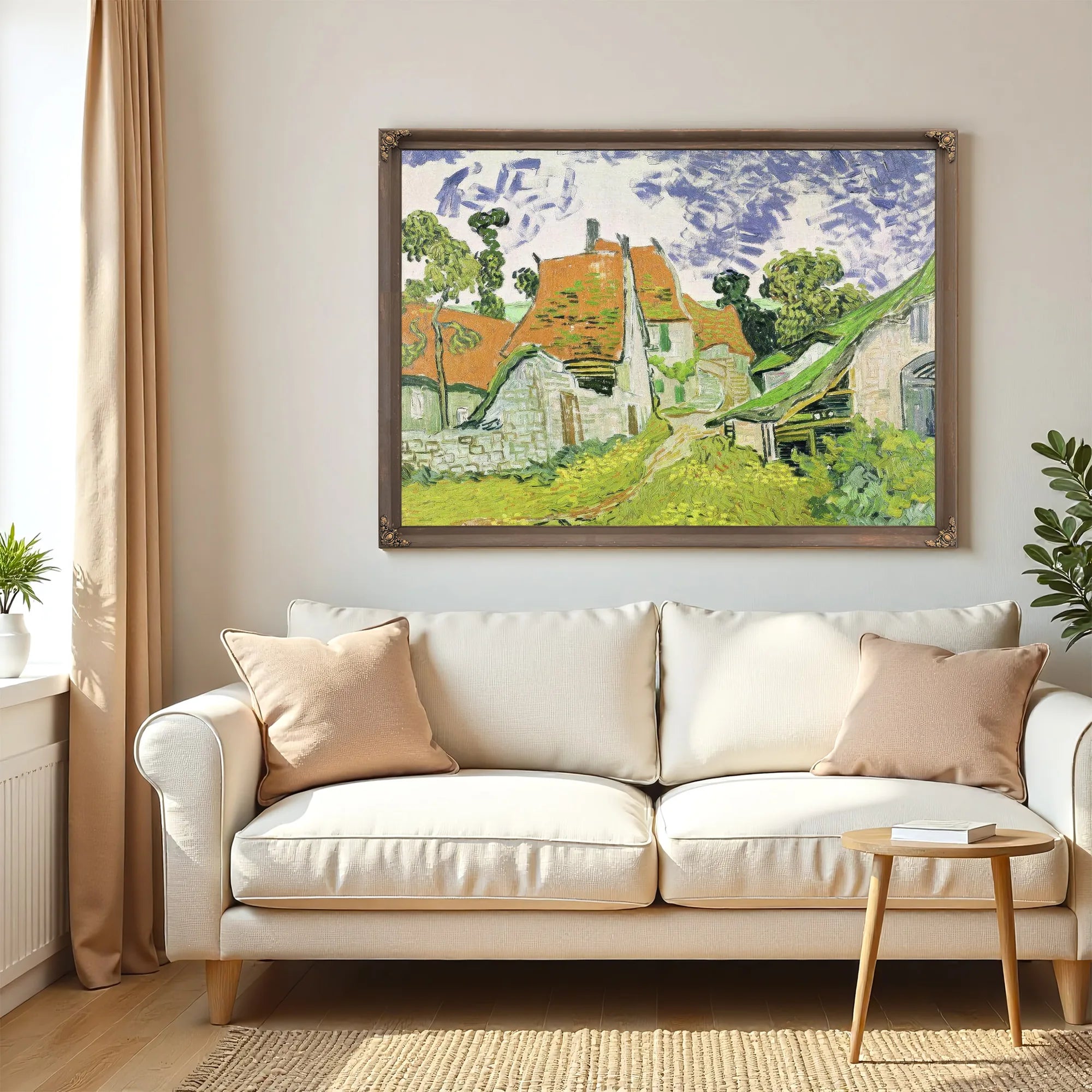 Moonlit Landscape 2 By Vincent Van Gogh Fine Art Print