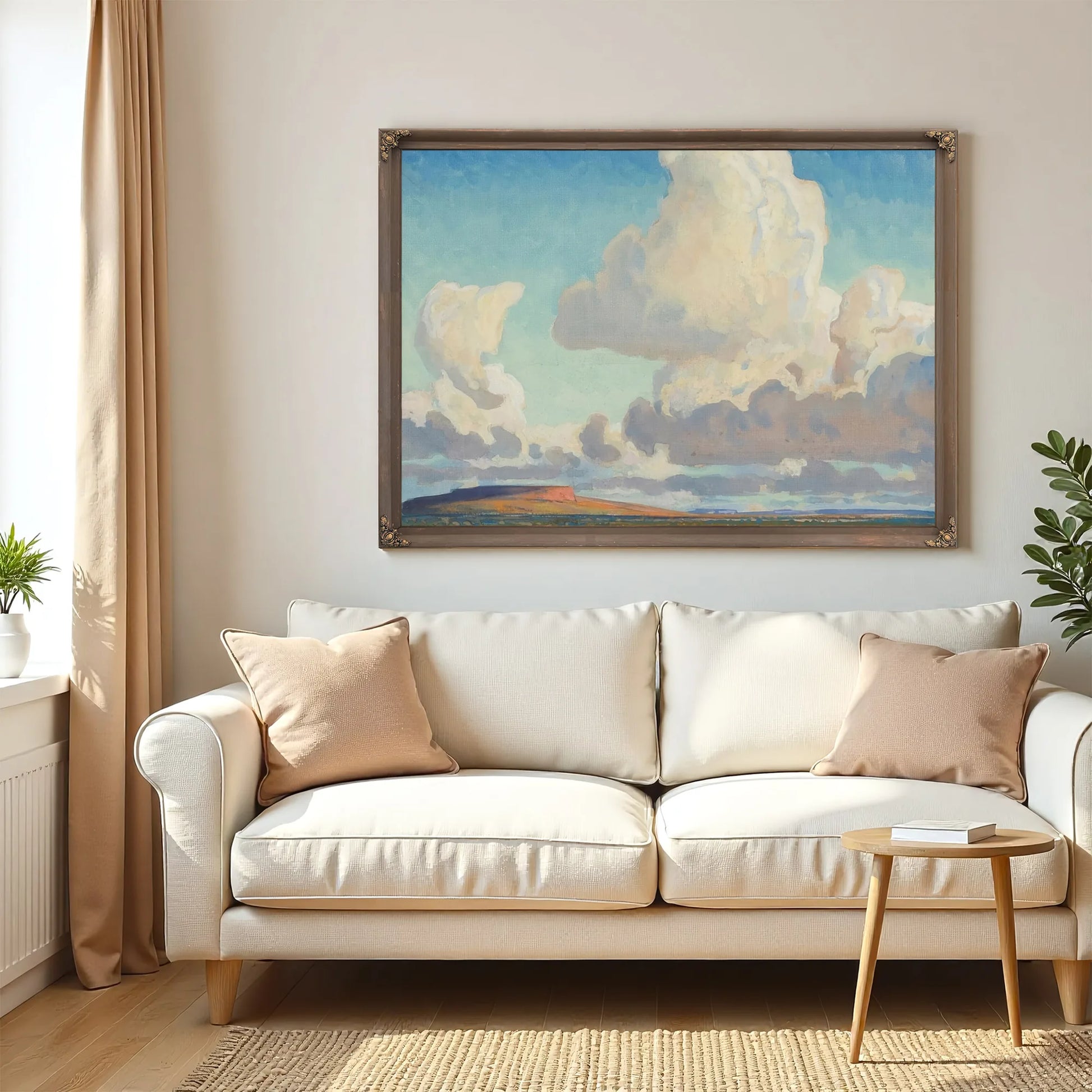 Big Clouds Over The Mesa 1925 By Maynard Dixon Fine Art Print