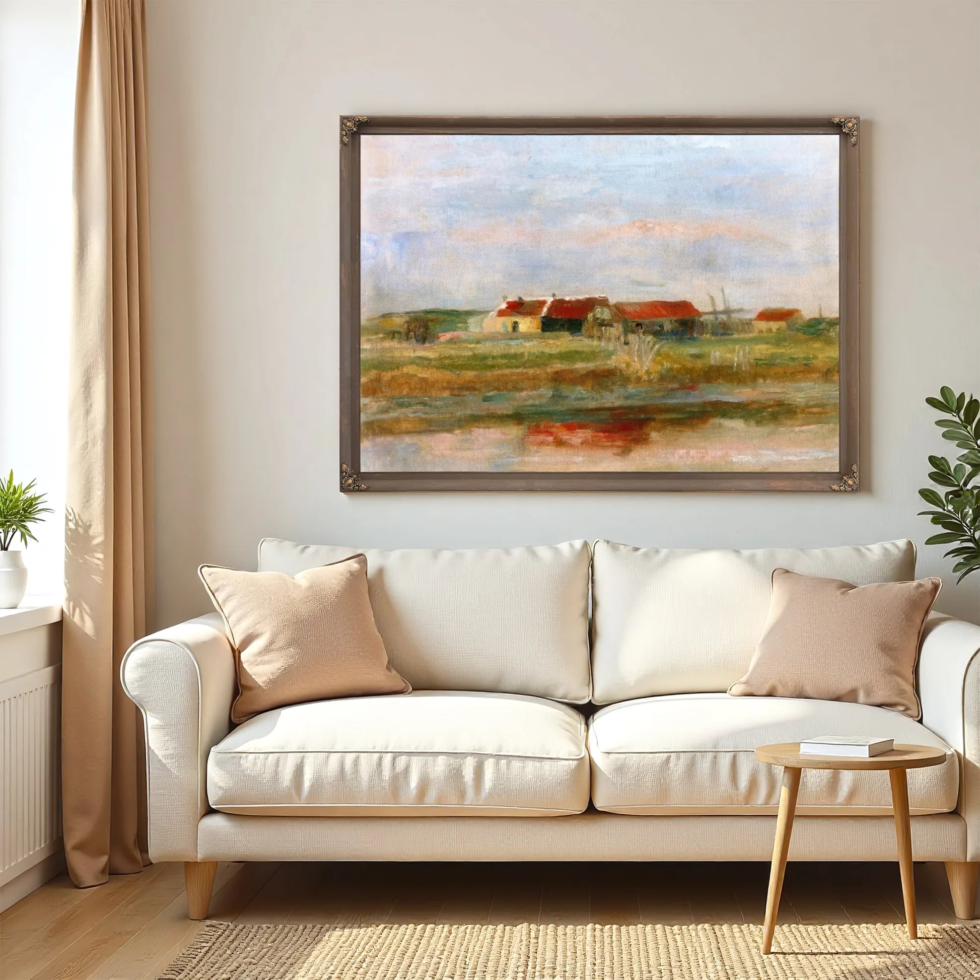 Houses In The Dunes By James Ensor Fine Art Print
