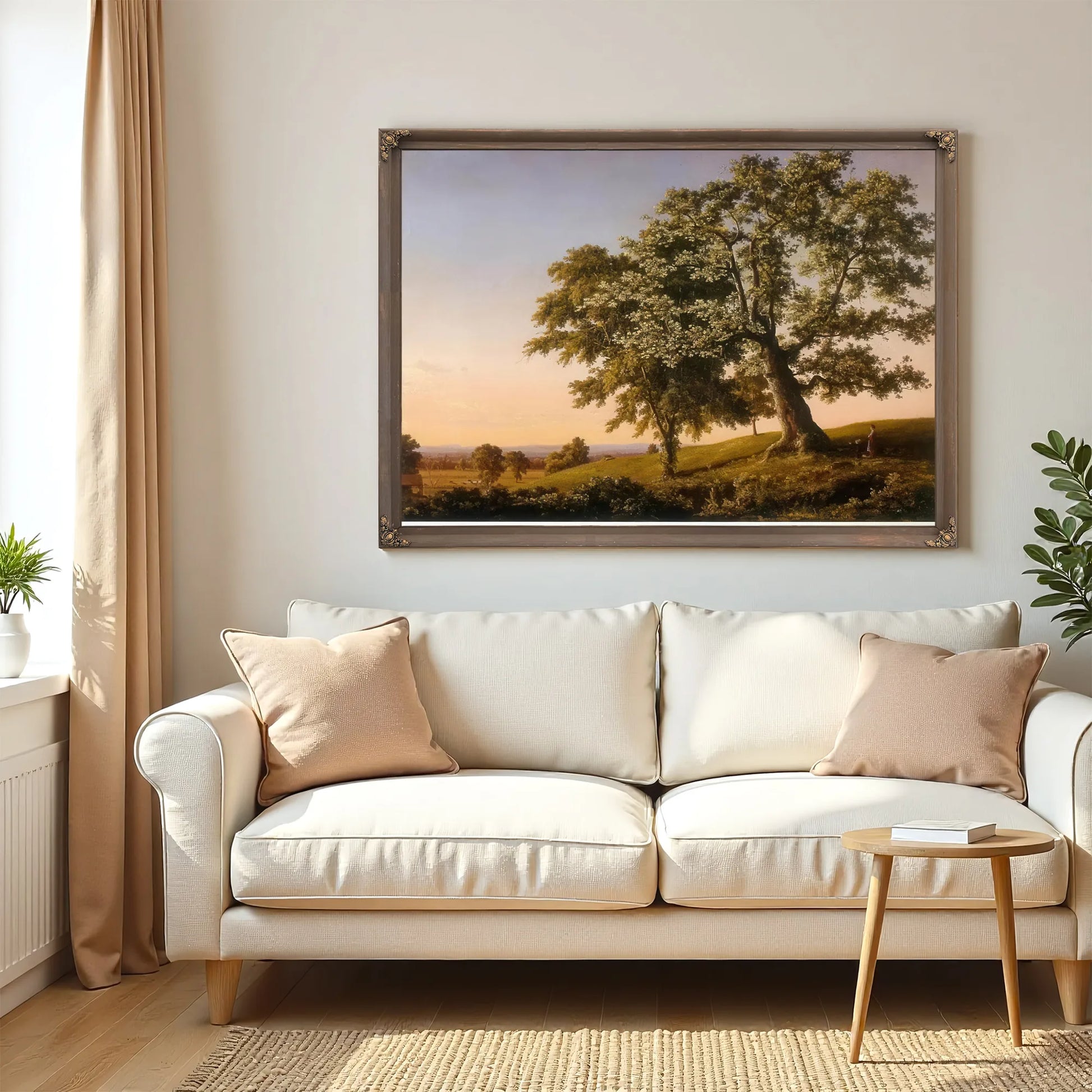 The Charter Oak By Frederic Edwin Church Fine Art Print