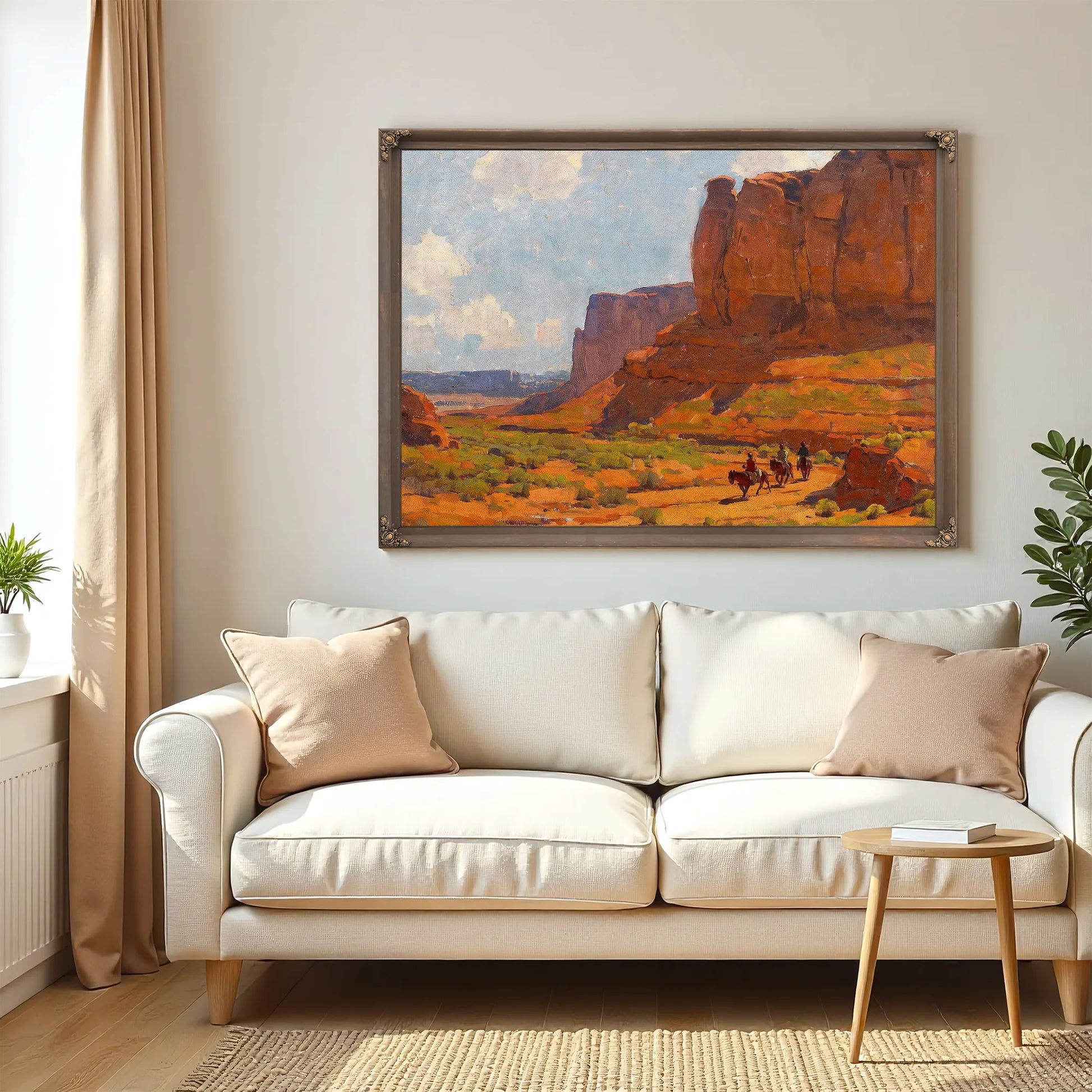 Monument Valley, Riverbed By Edgar Payne Fine Art Print