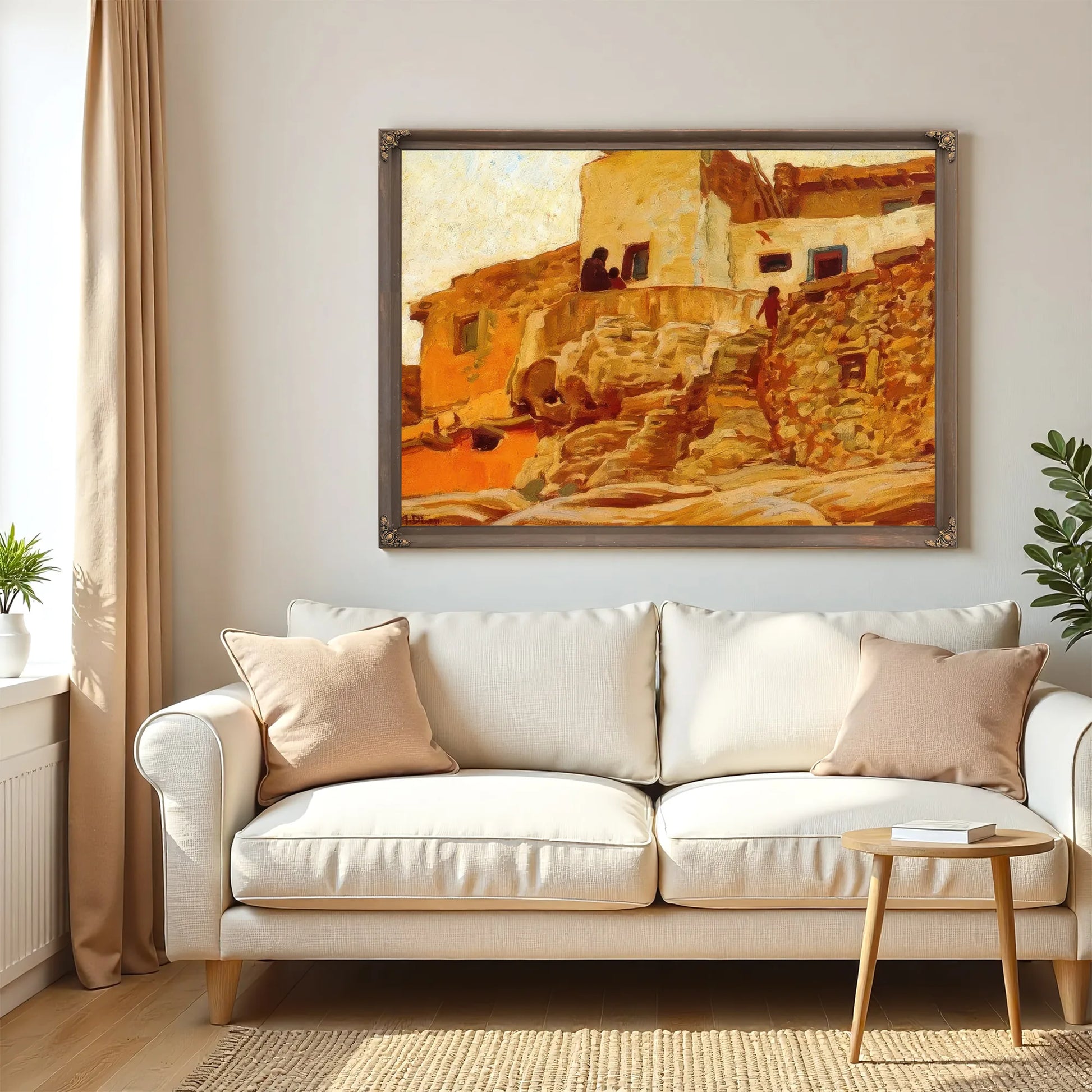 Walls Of Walpi By Maynard Dixon Fine Art Print