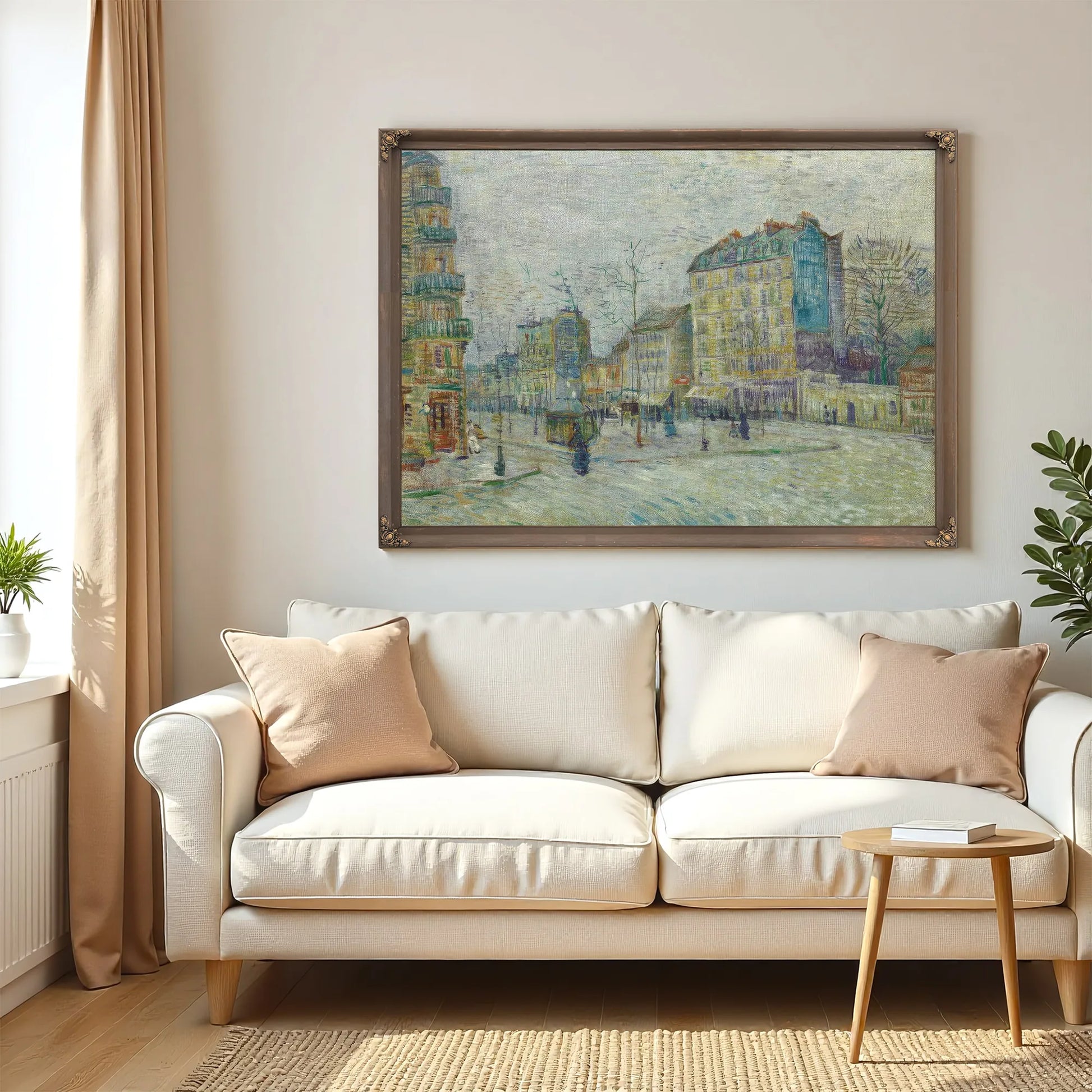 The Boulevard De Clichy Paris (El Bulevar De Clichy Paris) By Vincent Van Gogh Fine Art Print