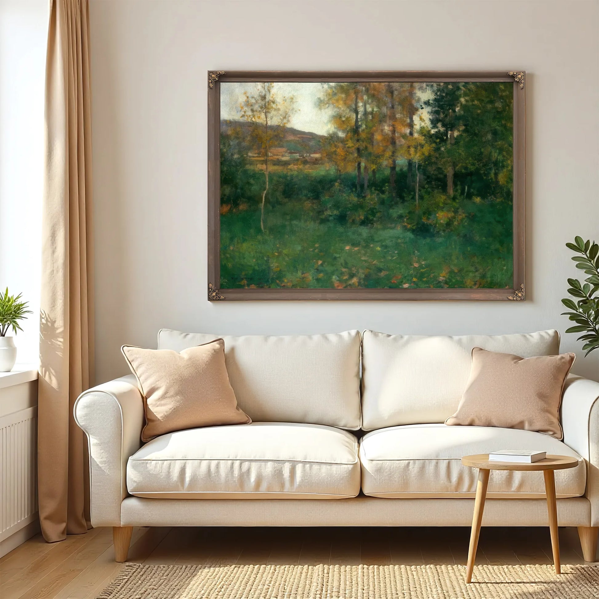 Spring Landscape Giverny By Willard Leroy Metcalf Fine Art Print