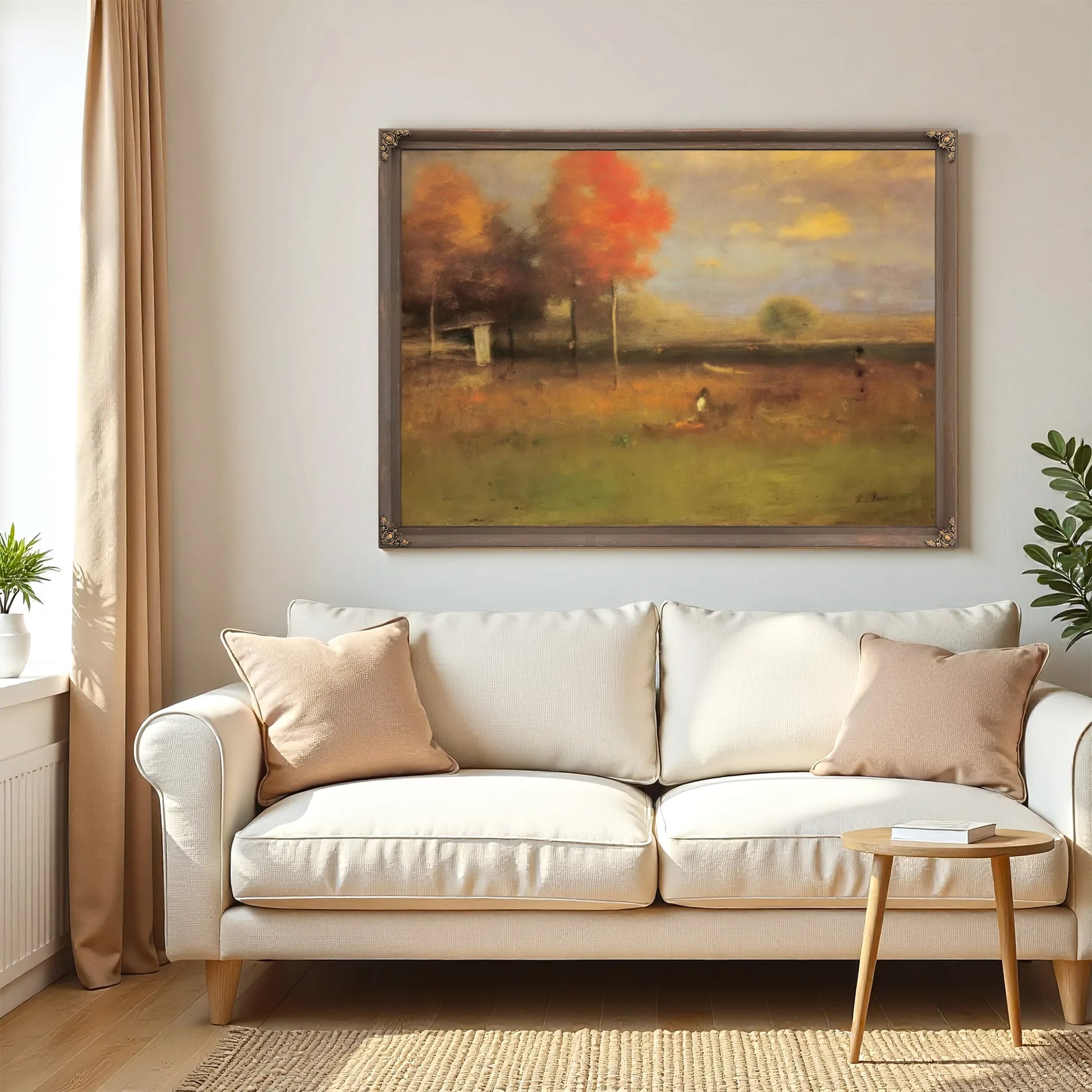 Indian Summer By George Inness Fine Art Print