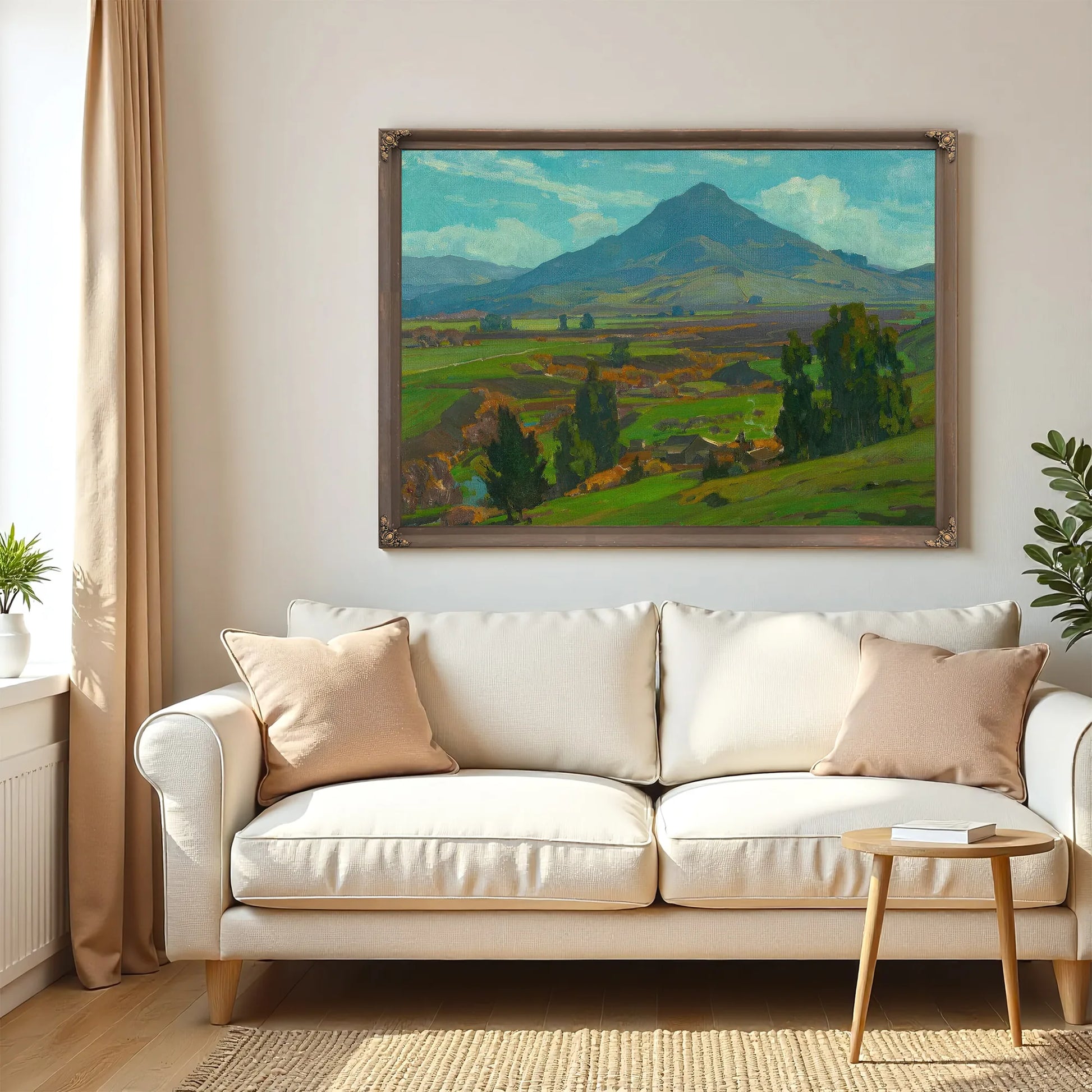 Landscape Near San Luis Obispo By William Wendt Fine Art Print