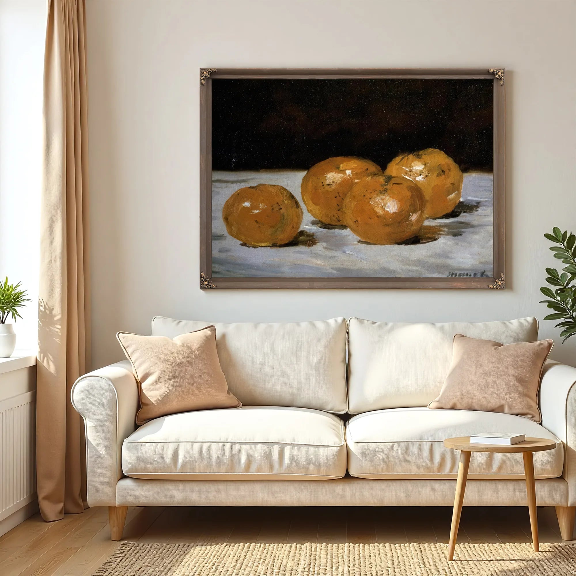 Four Mandarin Oranges By Edouard Manet Fine Art Print