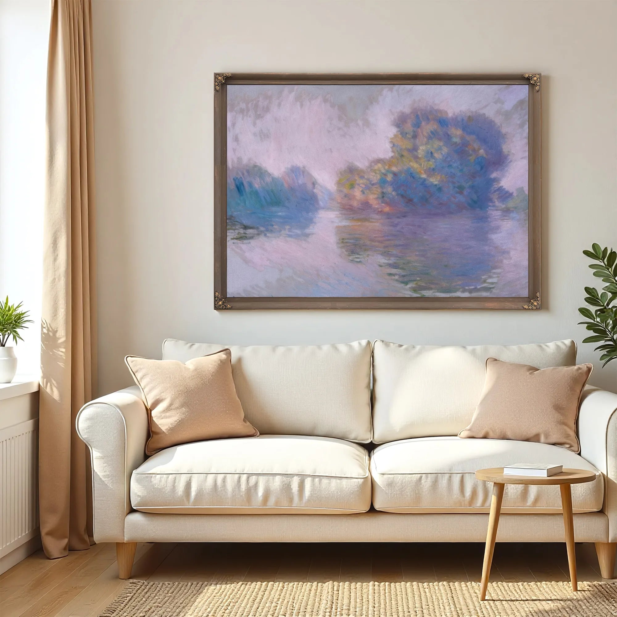 Islands At Port Villez By Claude Monet Fine Art Print