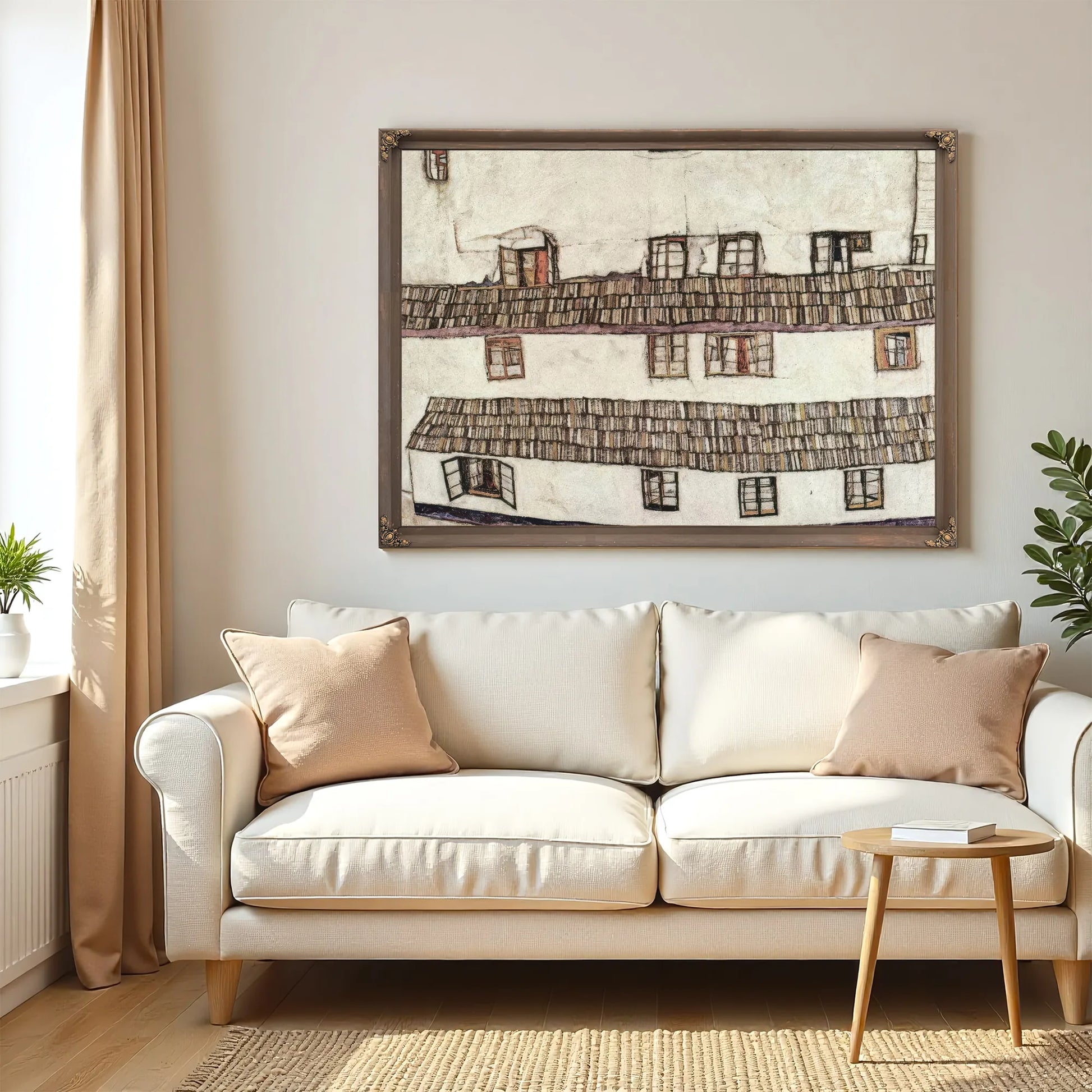 Windows 1914 110X140Cm Galerie Belvedere By Egon Schiele Fine Art Print