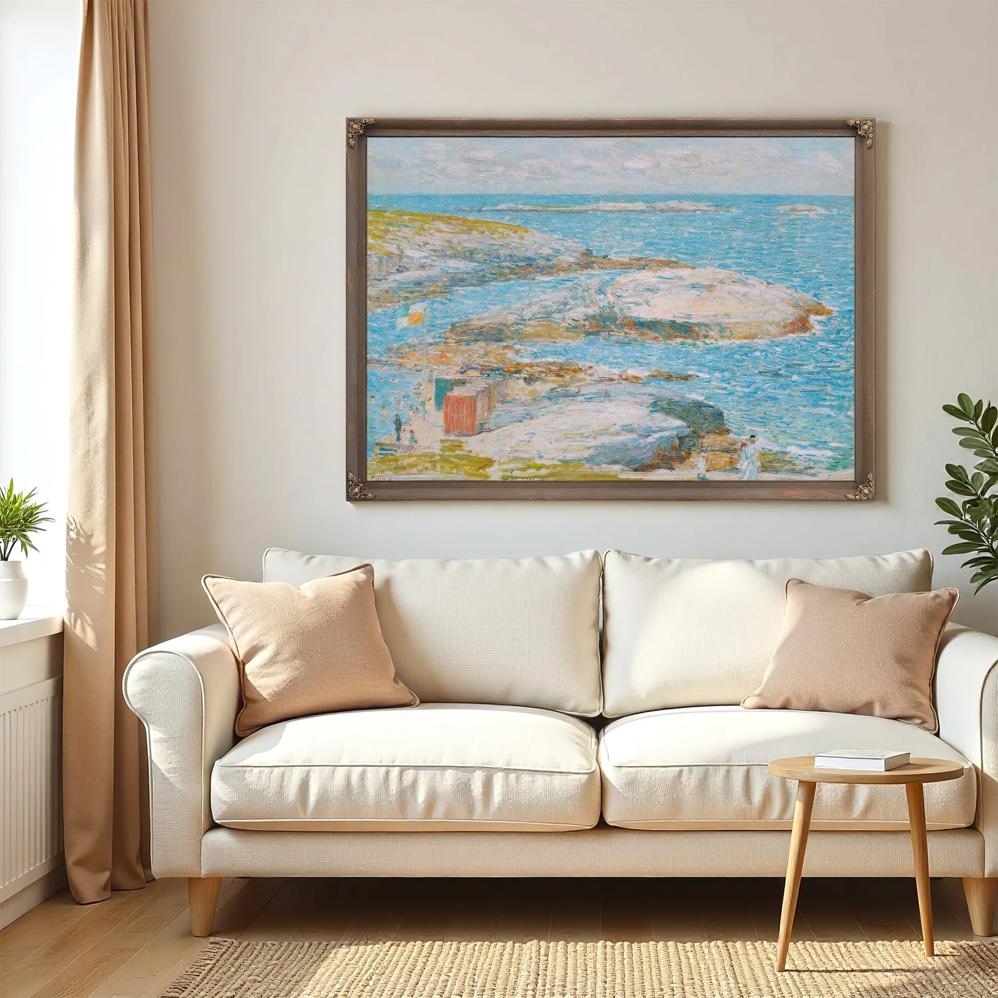 Bathing Pool Appledore By Childe Hassam Fine Art Print