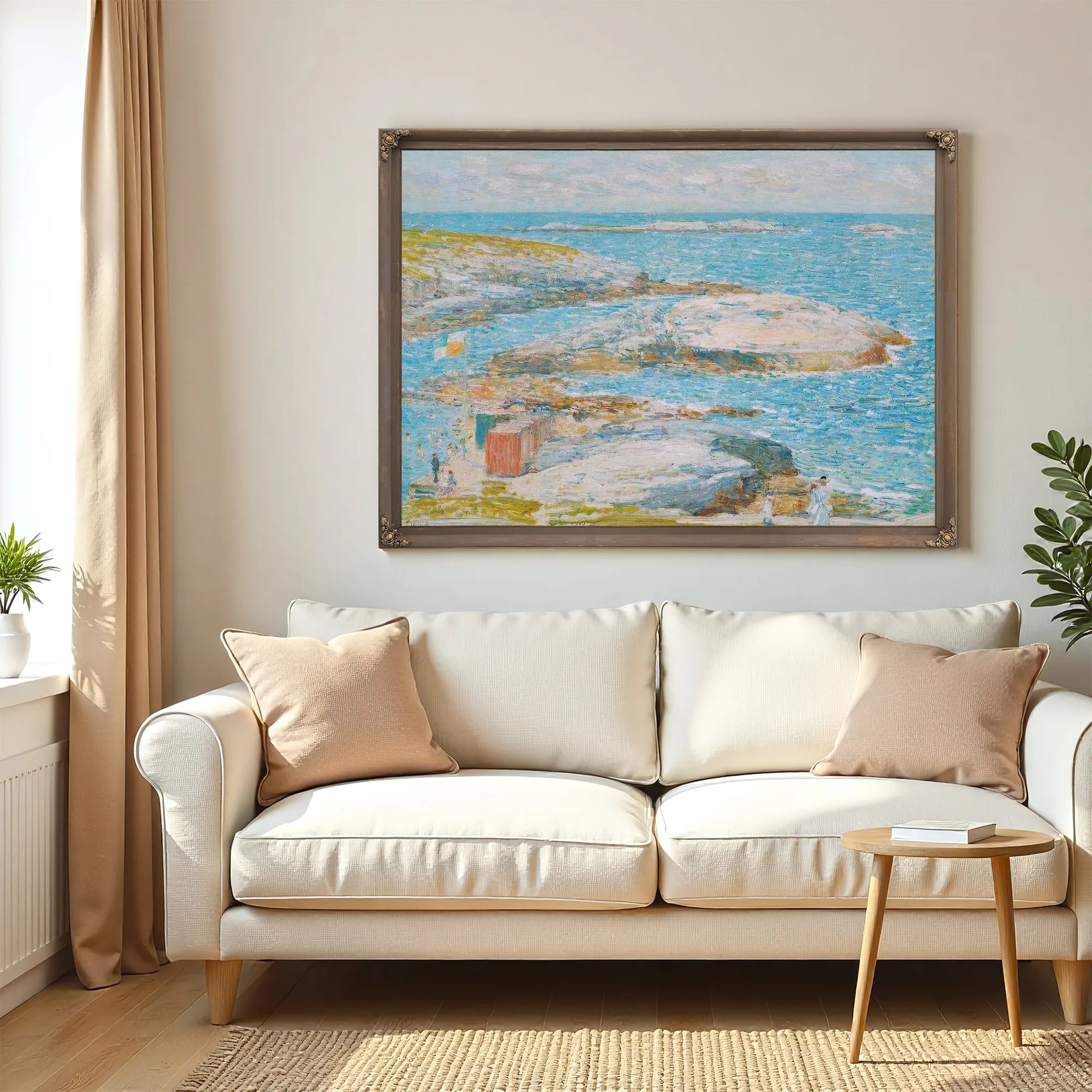 Bathing Pool Appledore By Childe Hassam Fine Art Print