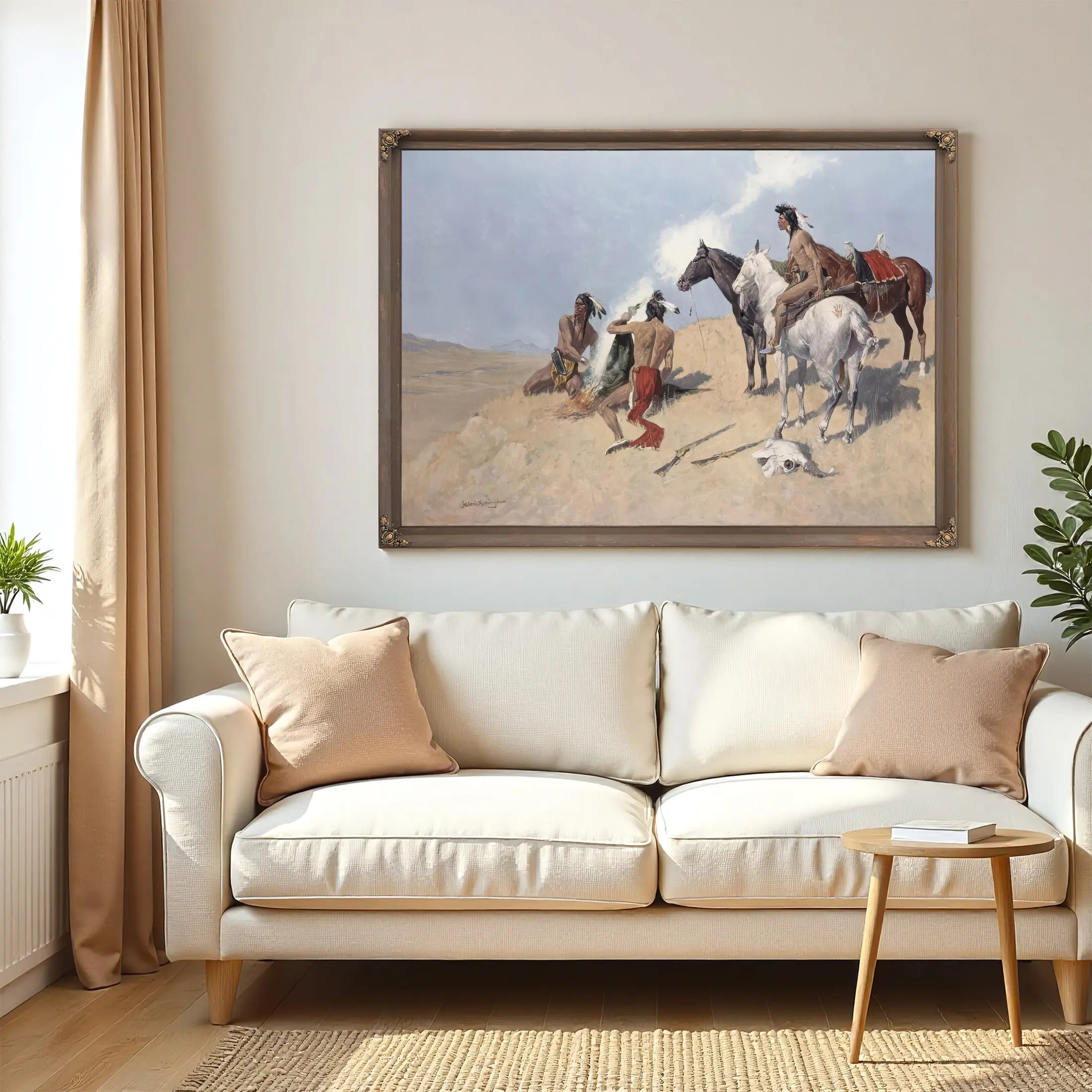 Frederic Remingtonthe Smoke Signal Pubc  by Frederic Remington