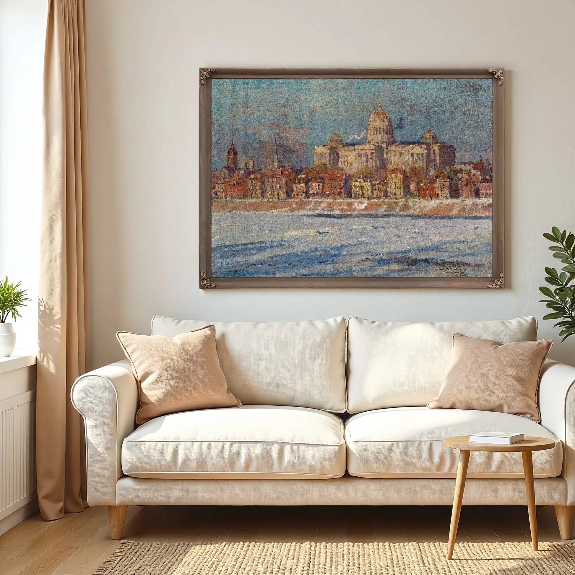 The Pennsylvania State Capitol Building, Harrisburg By Colin Campbell Cooper Fine Art Print