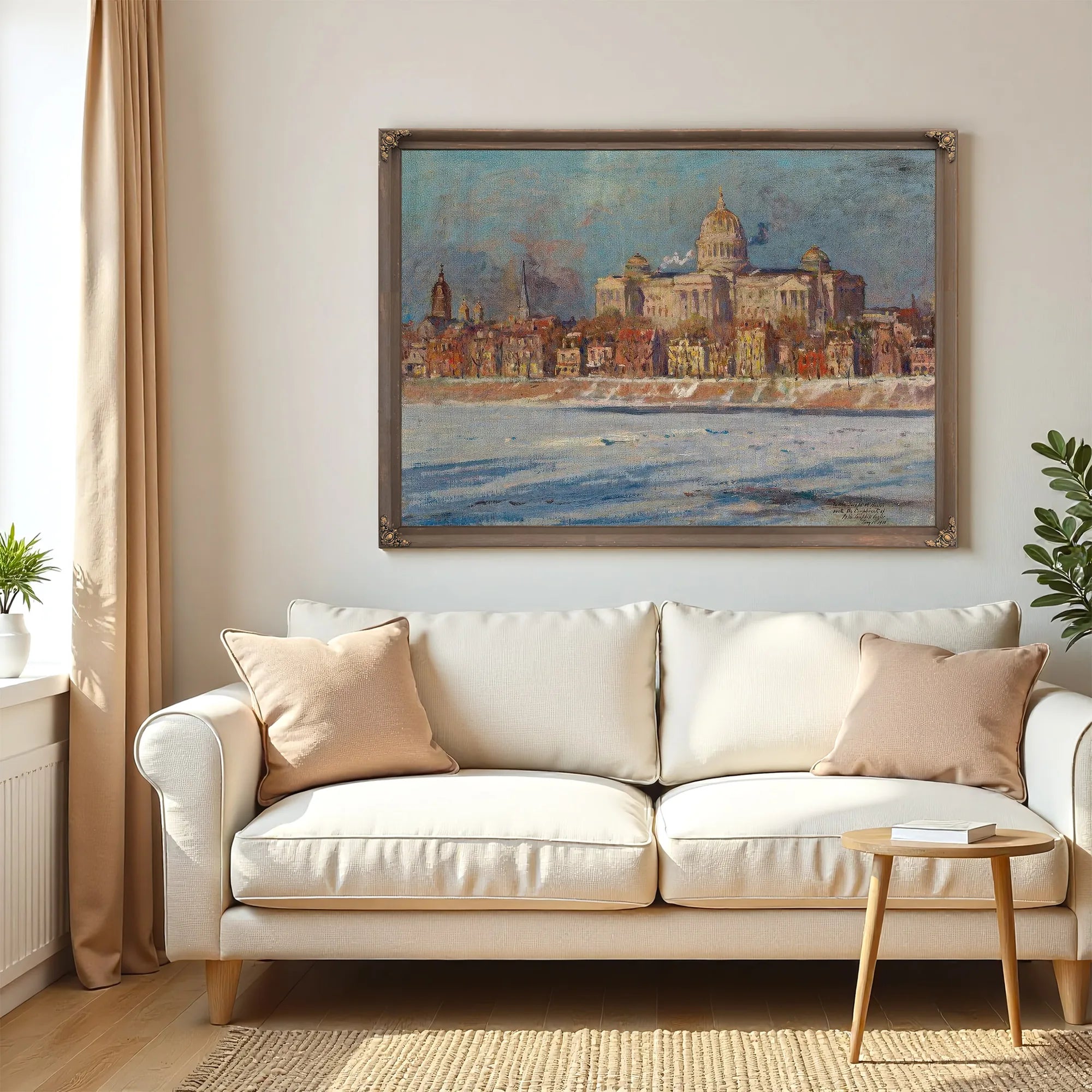The Pennsylvania State Capitol Building, Harrisburg By Colin Campbell Cooper Fine Art Print